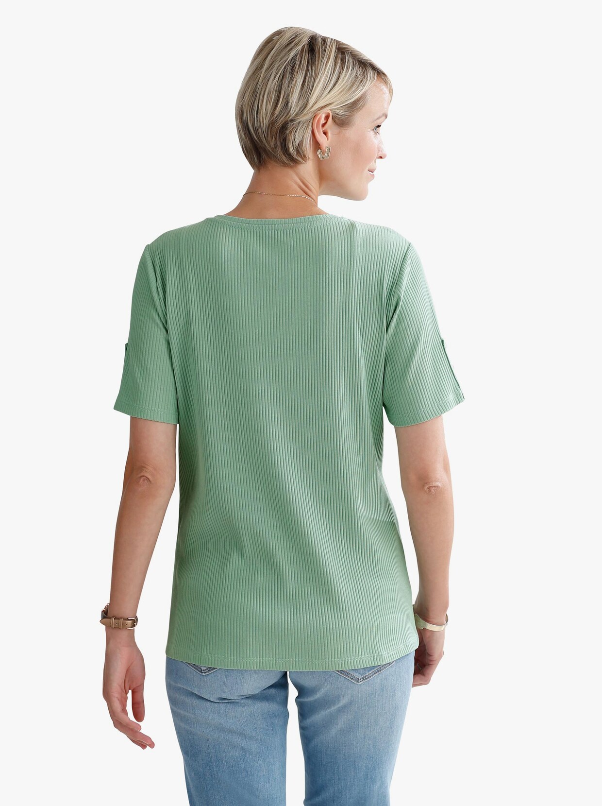 Shirt met korte mouwen - jade