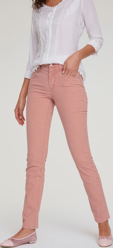 heine Pantalon en velours côtelé - bois de rose