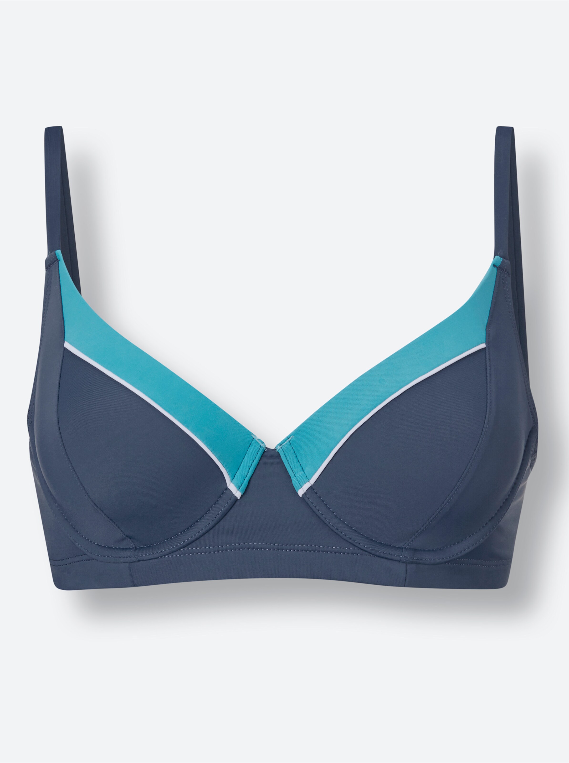 Witt Weiden Damen Bikini Oberteil dunkelblau türkis  - Onlineshop Witt Weiden