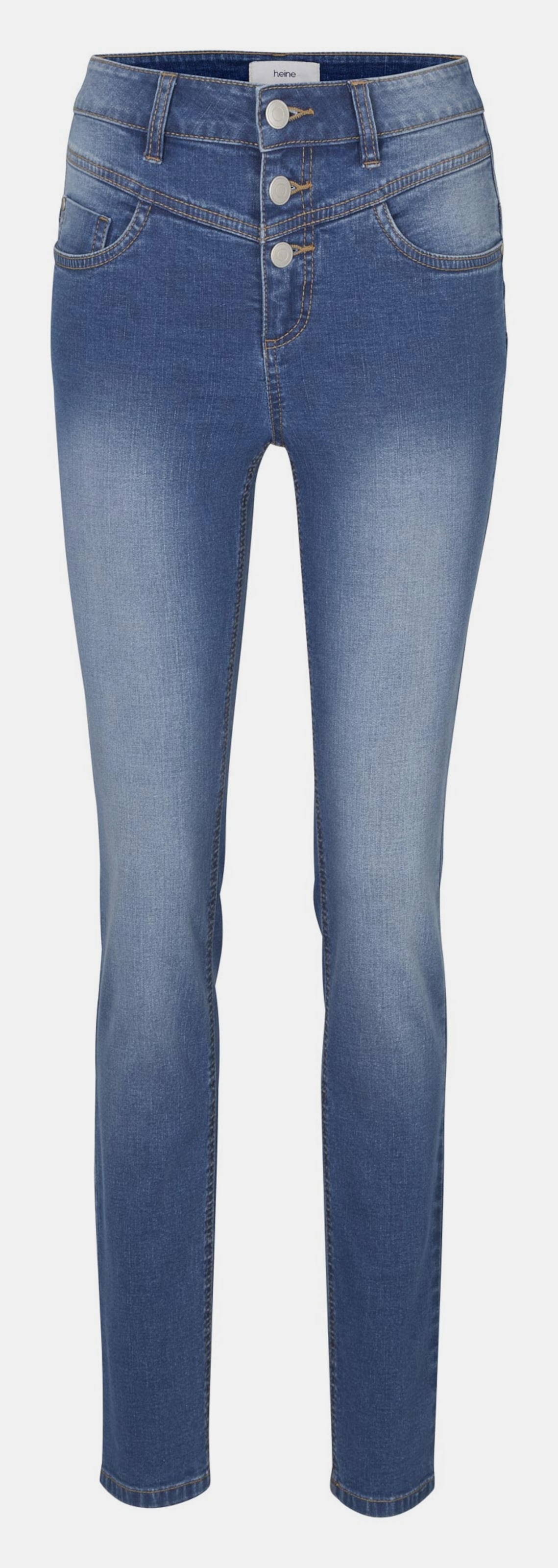 Linea Tesini Push-up jeans - blue denim