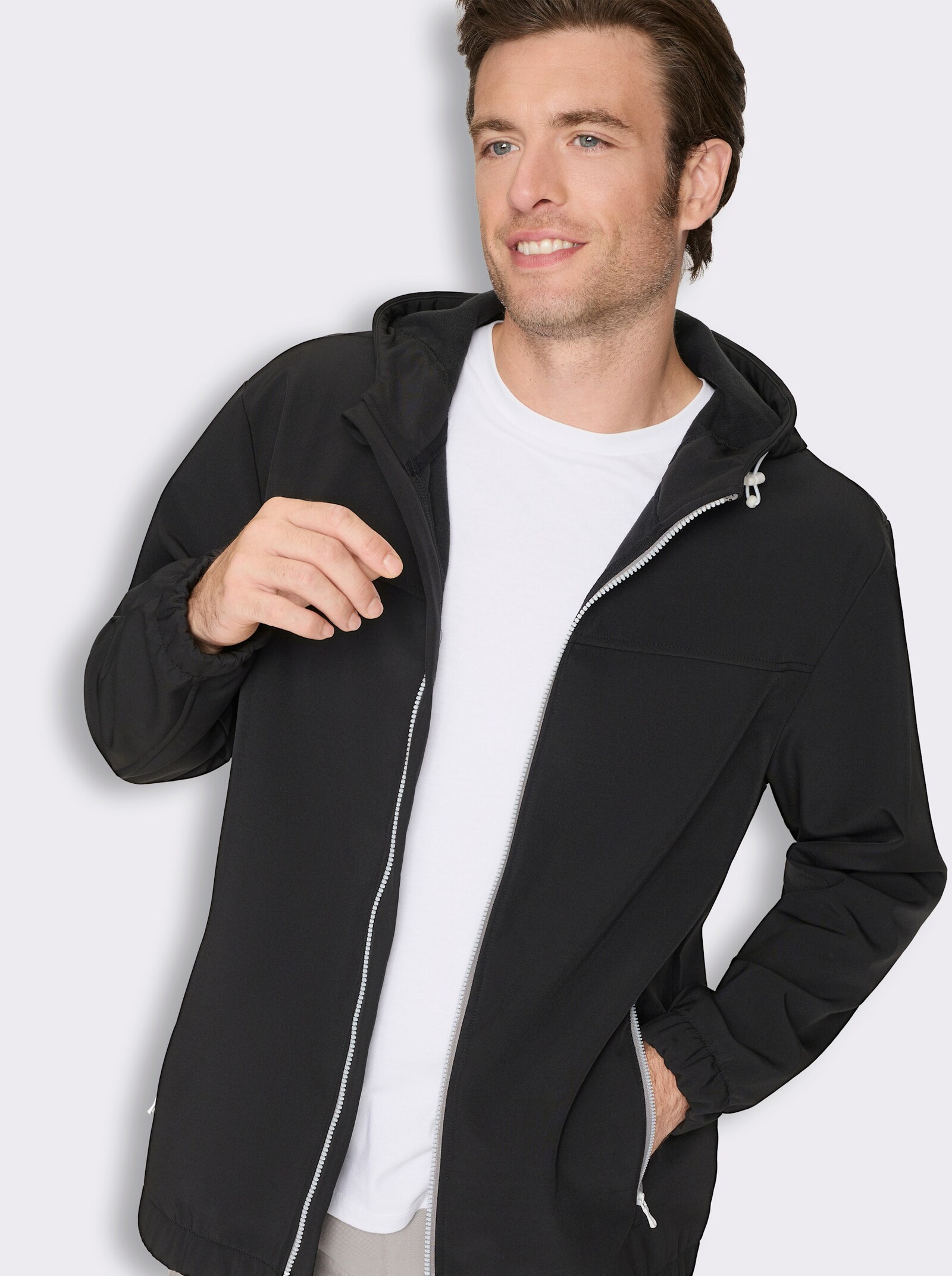 Marco Donati Softshelljacke , wind- und wasserabweisend - schwarz