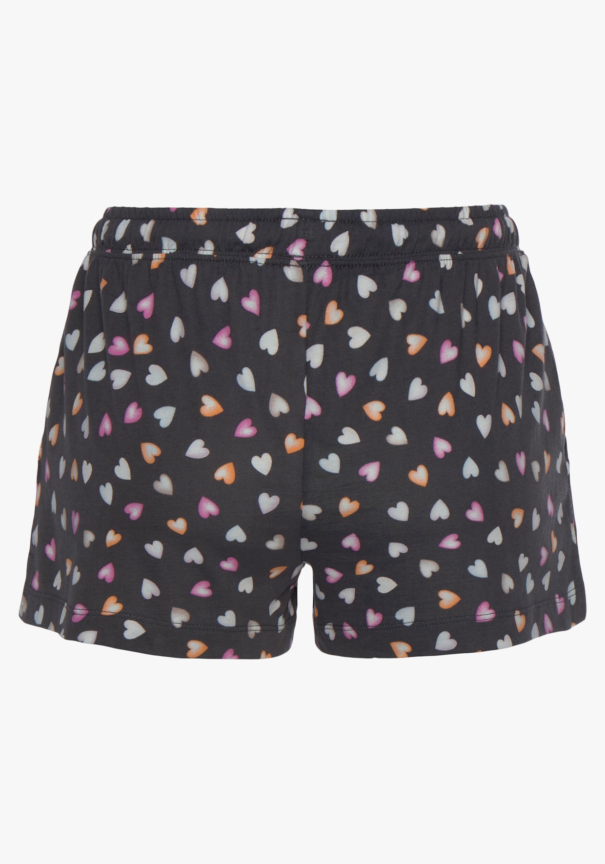 Vivance Dreams Shortama - lila, antraciet gedessineerd