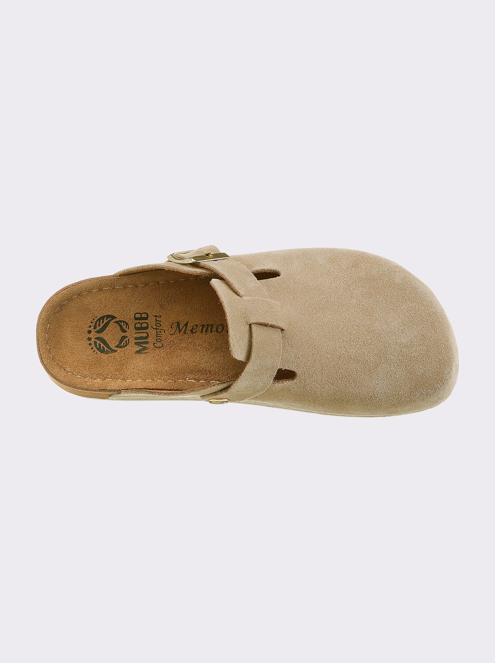 Mubb Clog aus Leder - beige