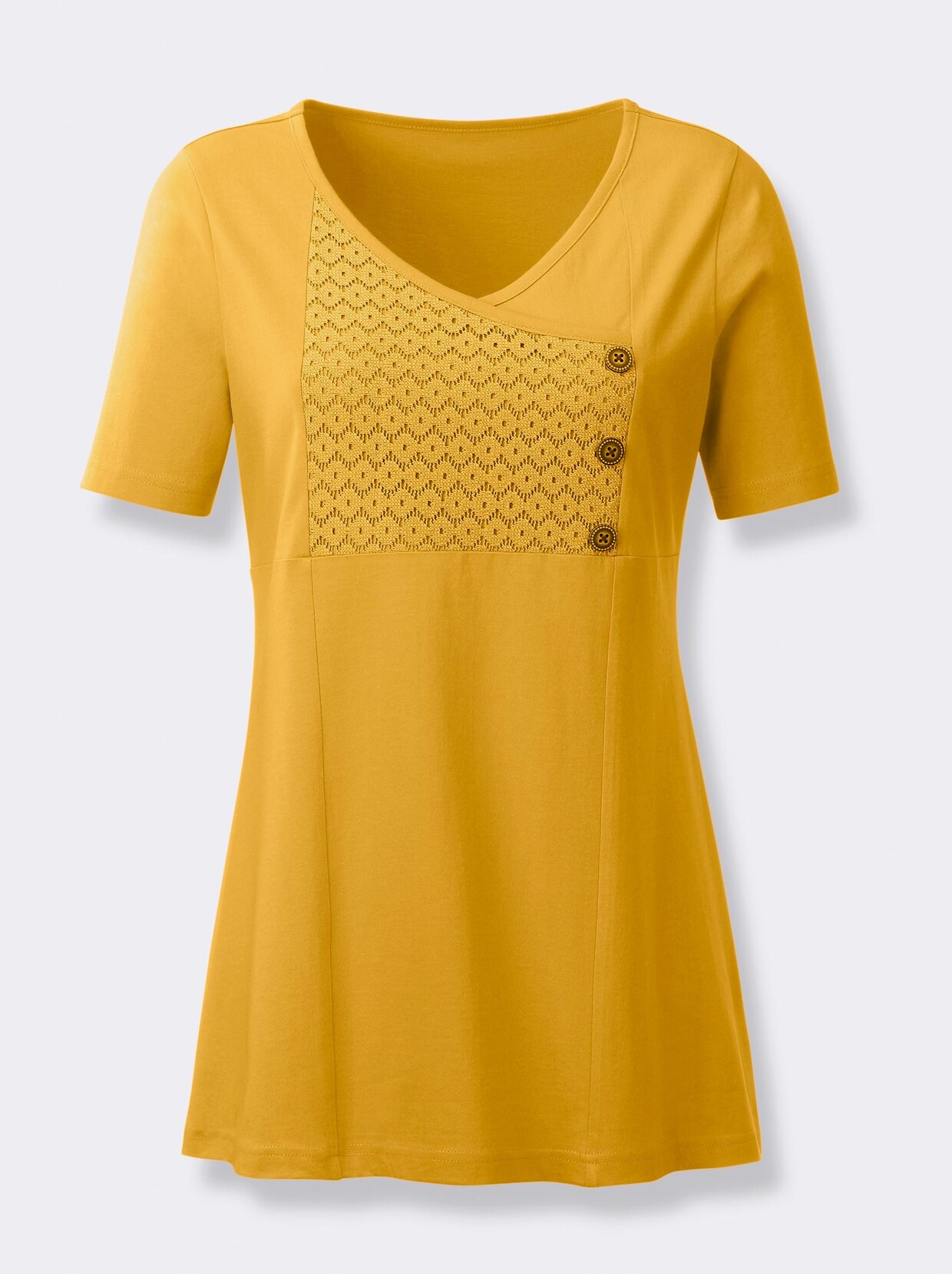 Schößchenshirt - ocker