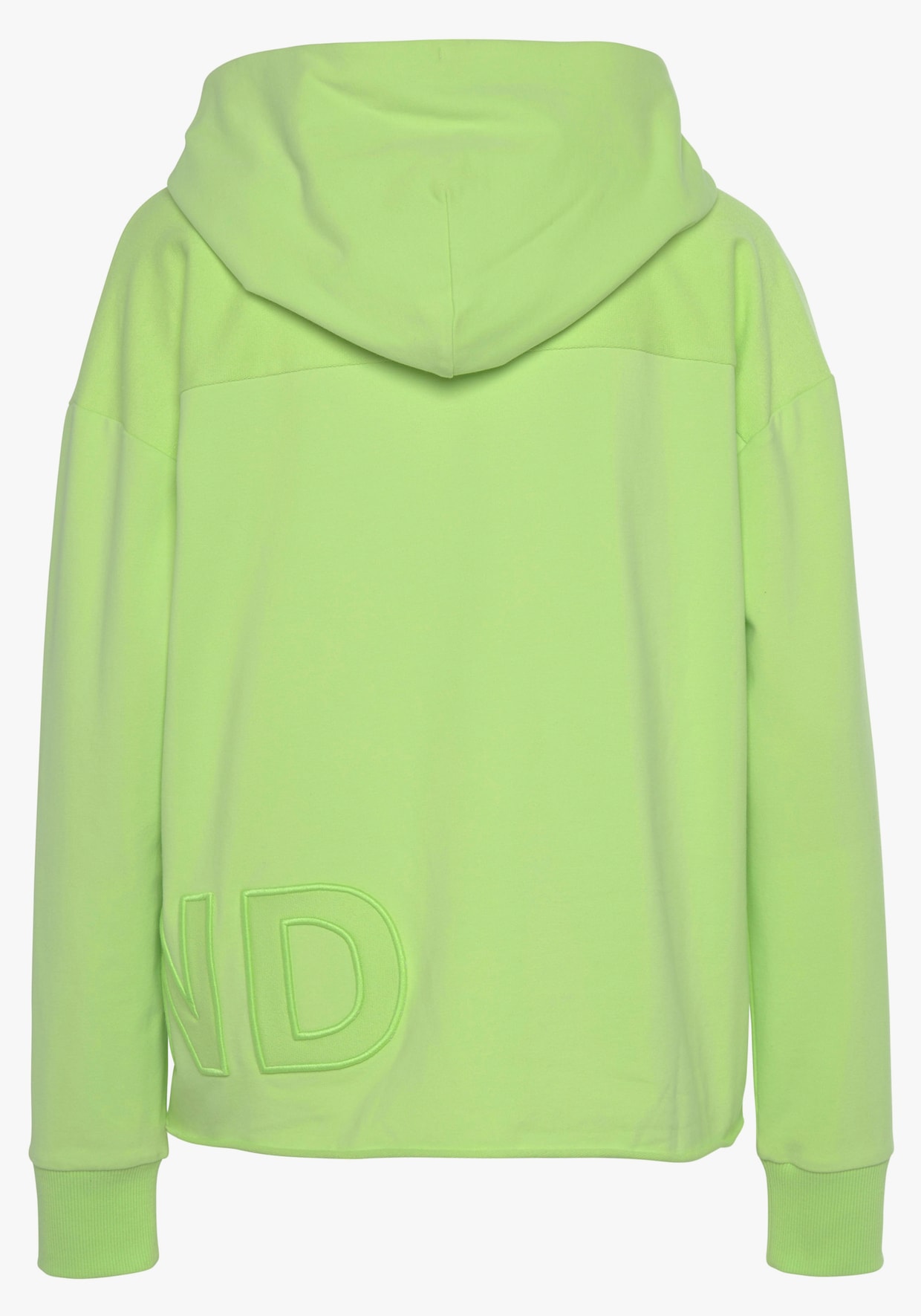 Elbsand Sweatshirt à capuche - citron vert