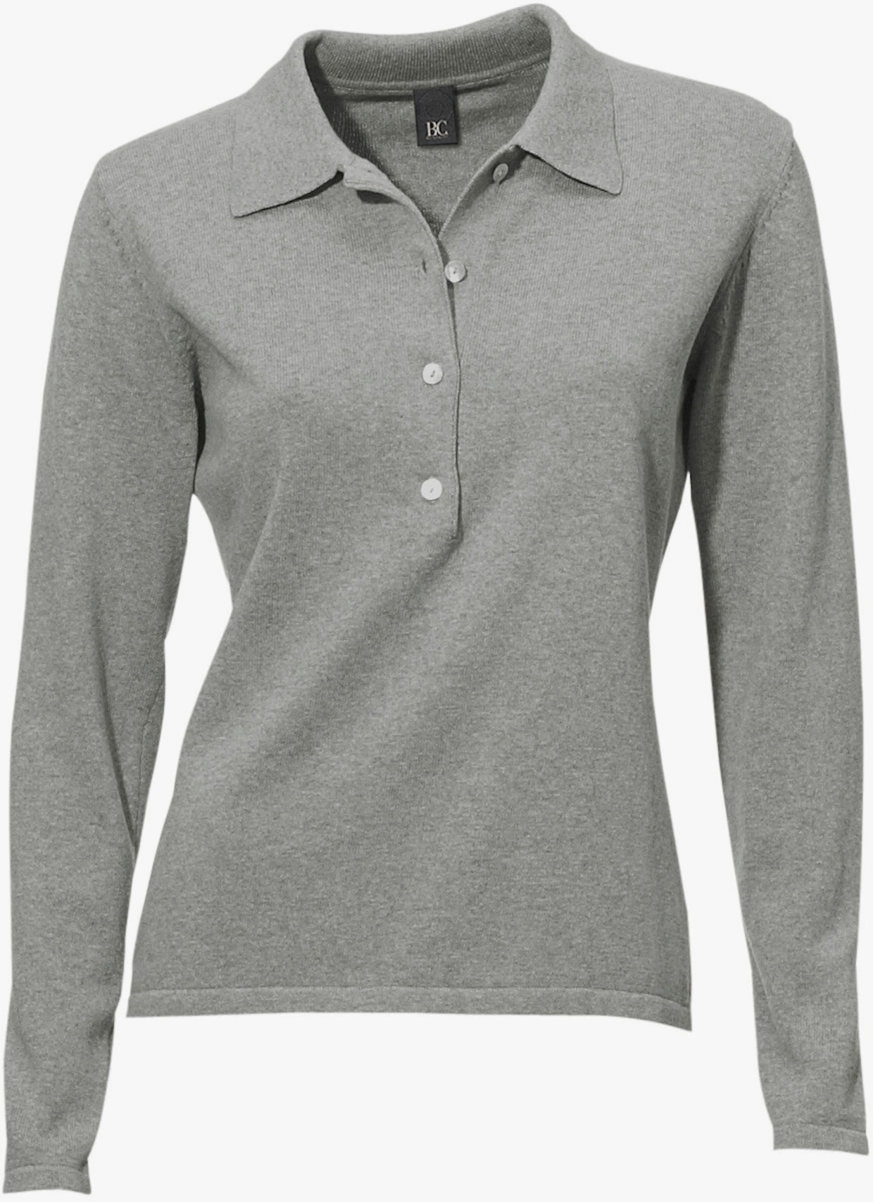 heine Pull polo - gris-chiné