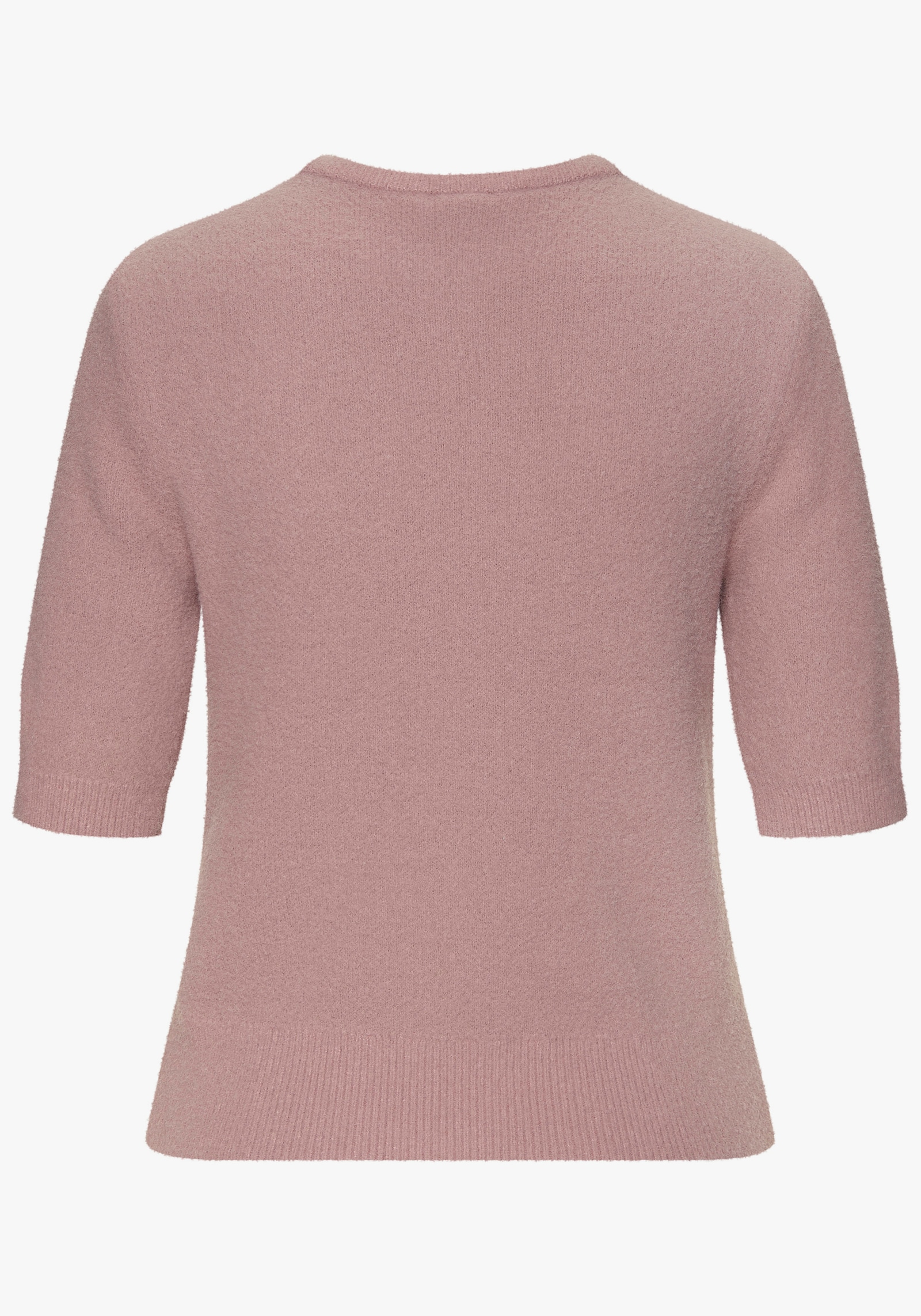 LASCANA Kurzarmpullover - mauve