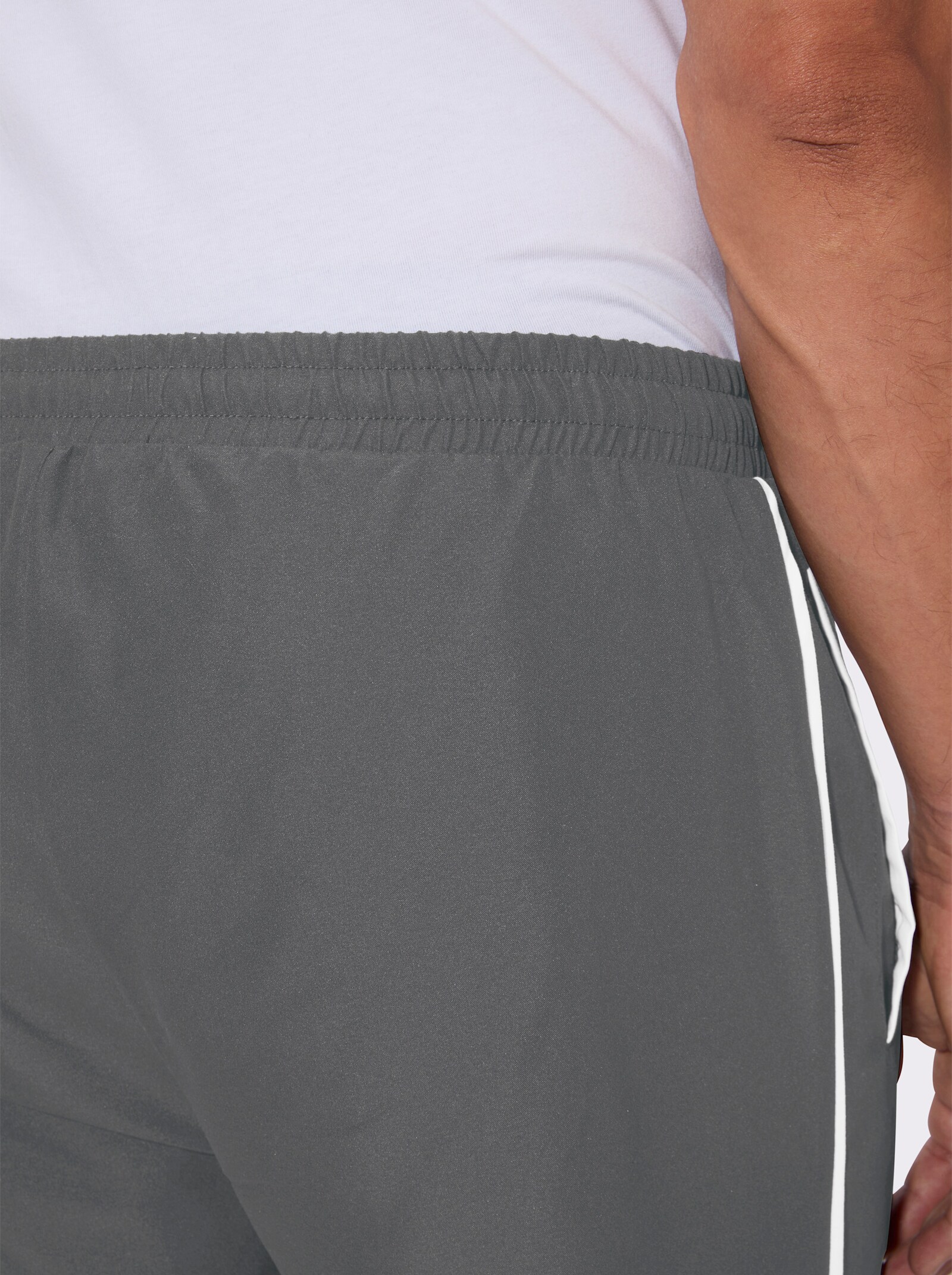 Freizeithose mit Dehnbund - anthrazit