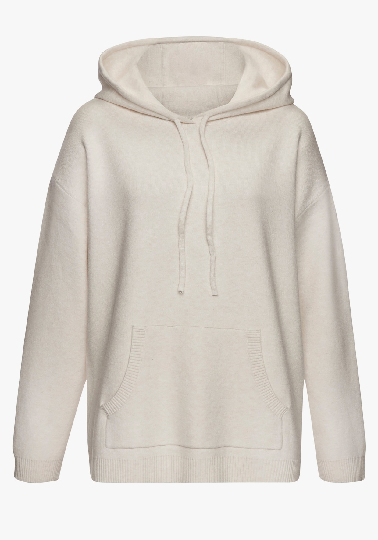 Elbsand Hoodie - wolwit gemêleerd