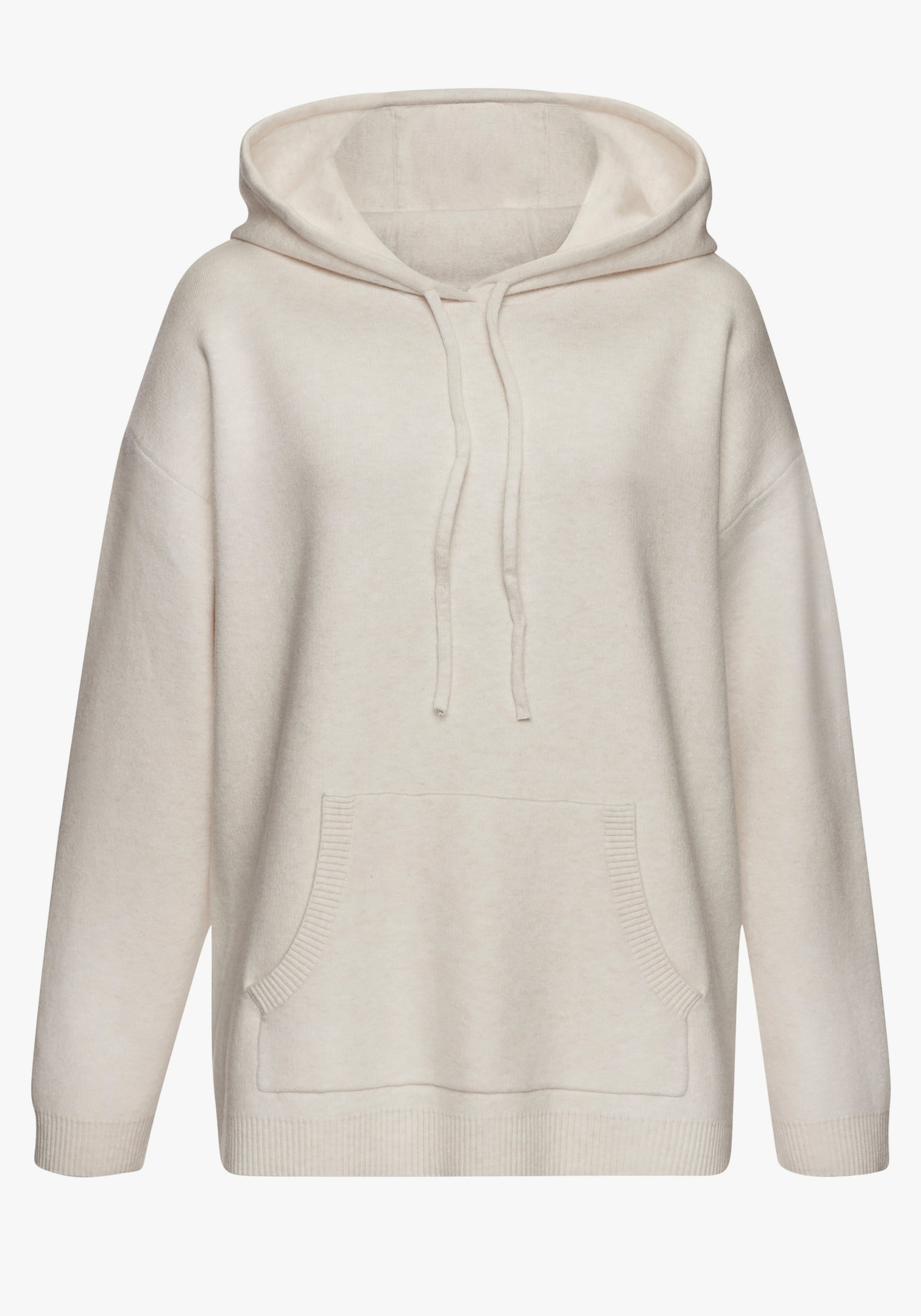 Elbsand Hoodie - wollweiss meliert