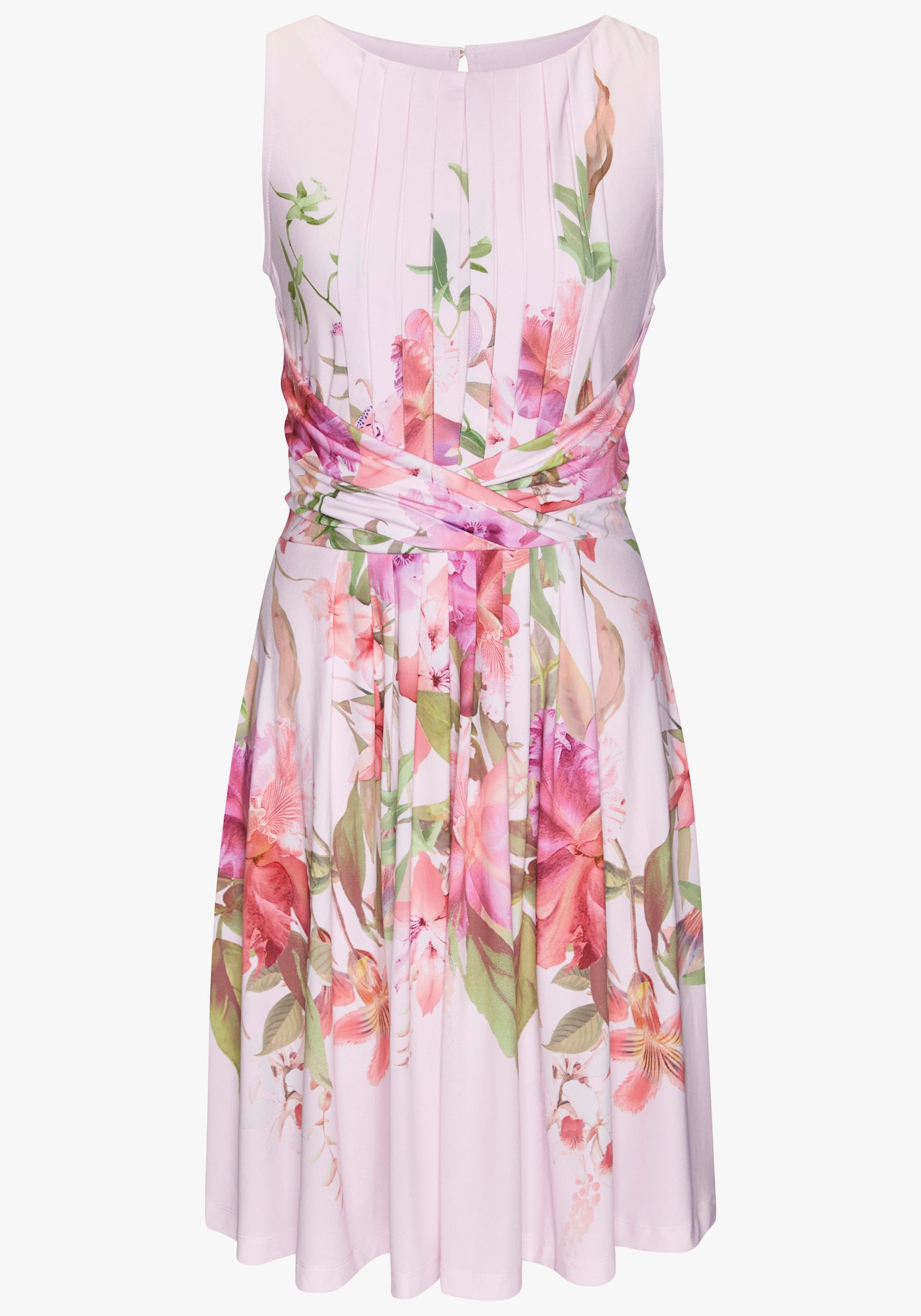 LASCANA Sommerkleid - rosé bedruckt