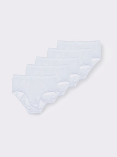 Speidel Taillenslip mit Doppelzwickel - 5x weiß