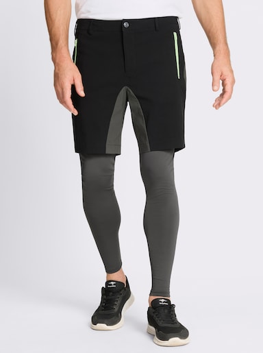 Catamaran Sports Funktionshose aus 2 Einzelhosen - schwarz-graphit