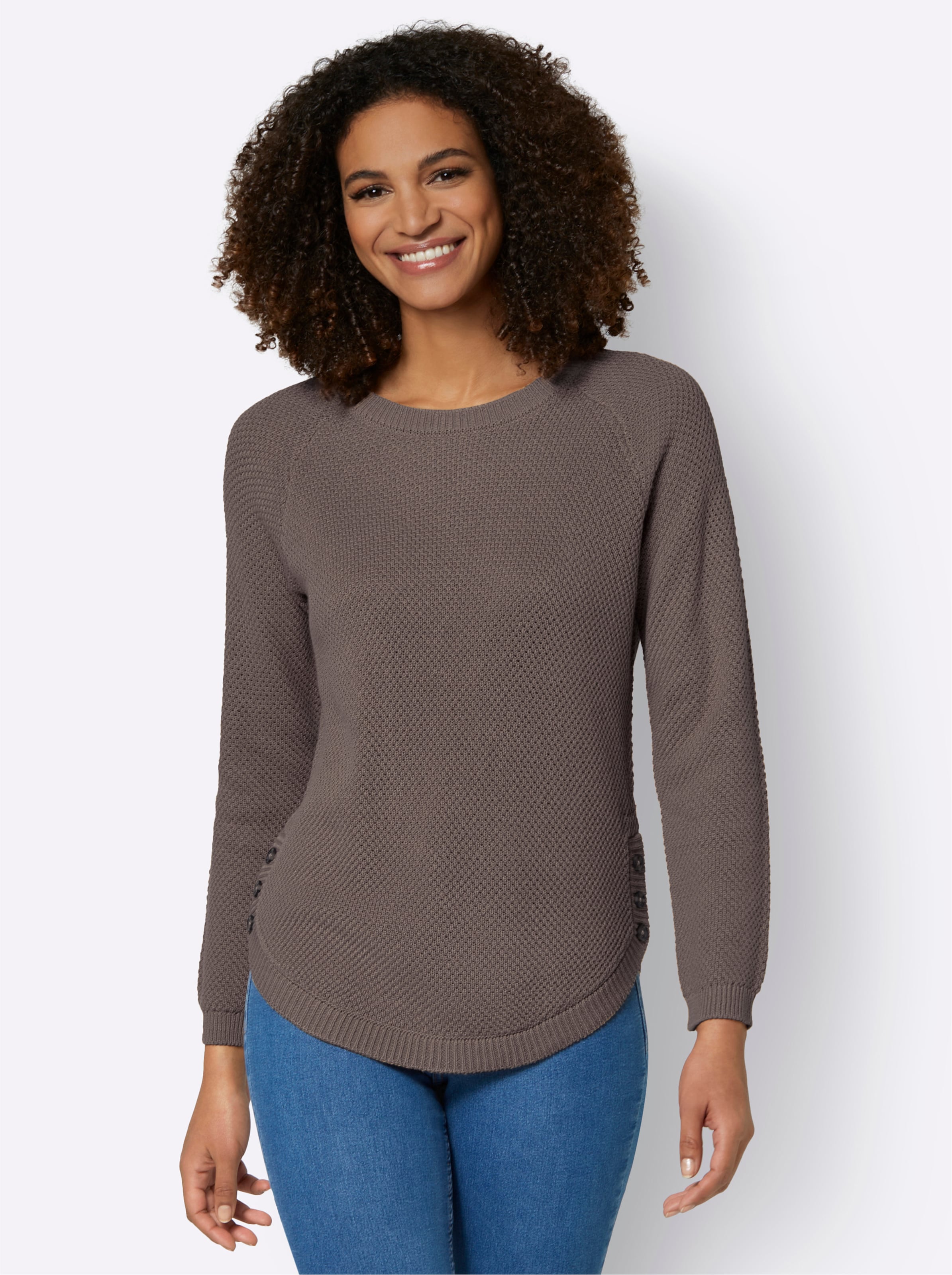 Pullover met ronde hals