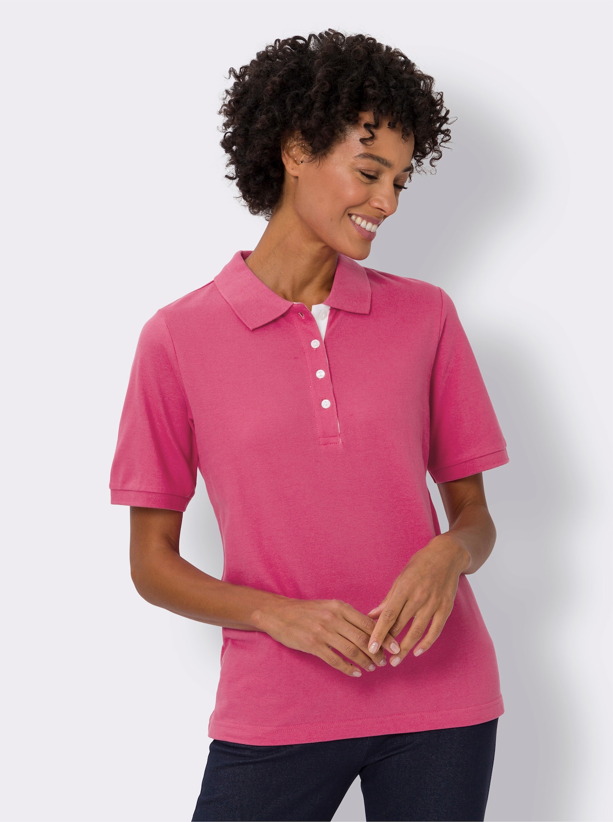 Poloshirt - fuchsia