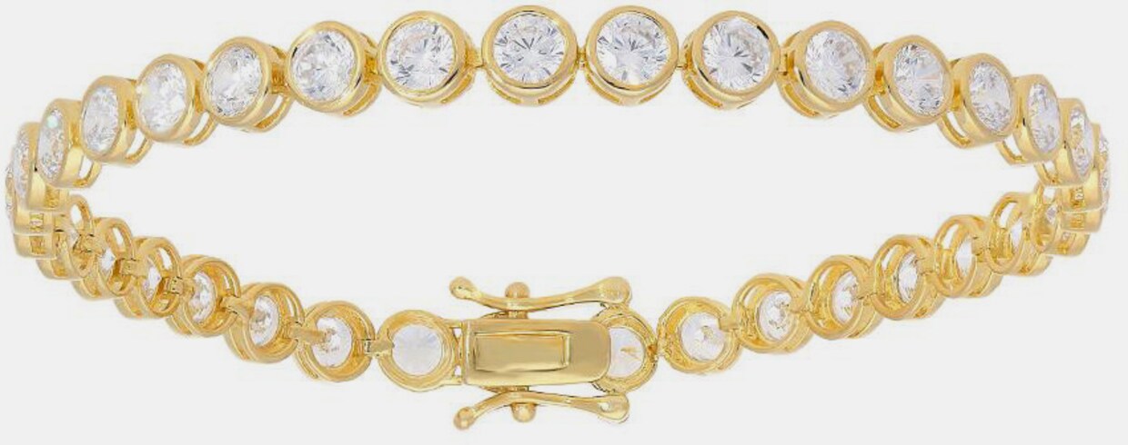 Firetti Armband - geelgoudkleurig wit