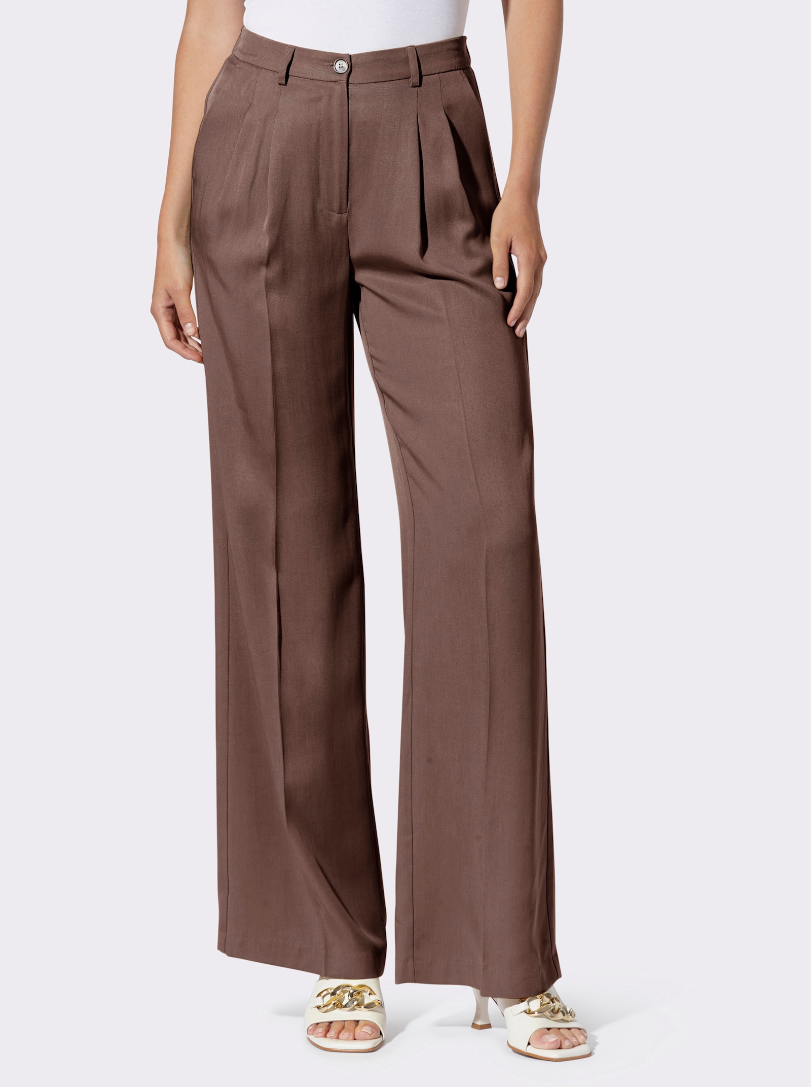 heine Webhose aus Lyocell - schoko