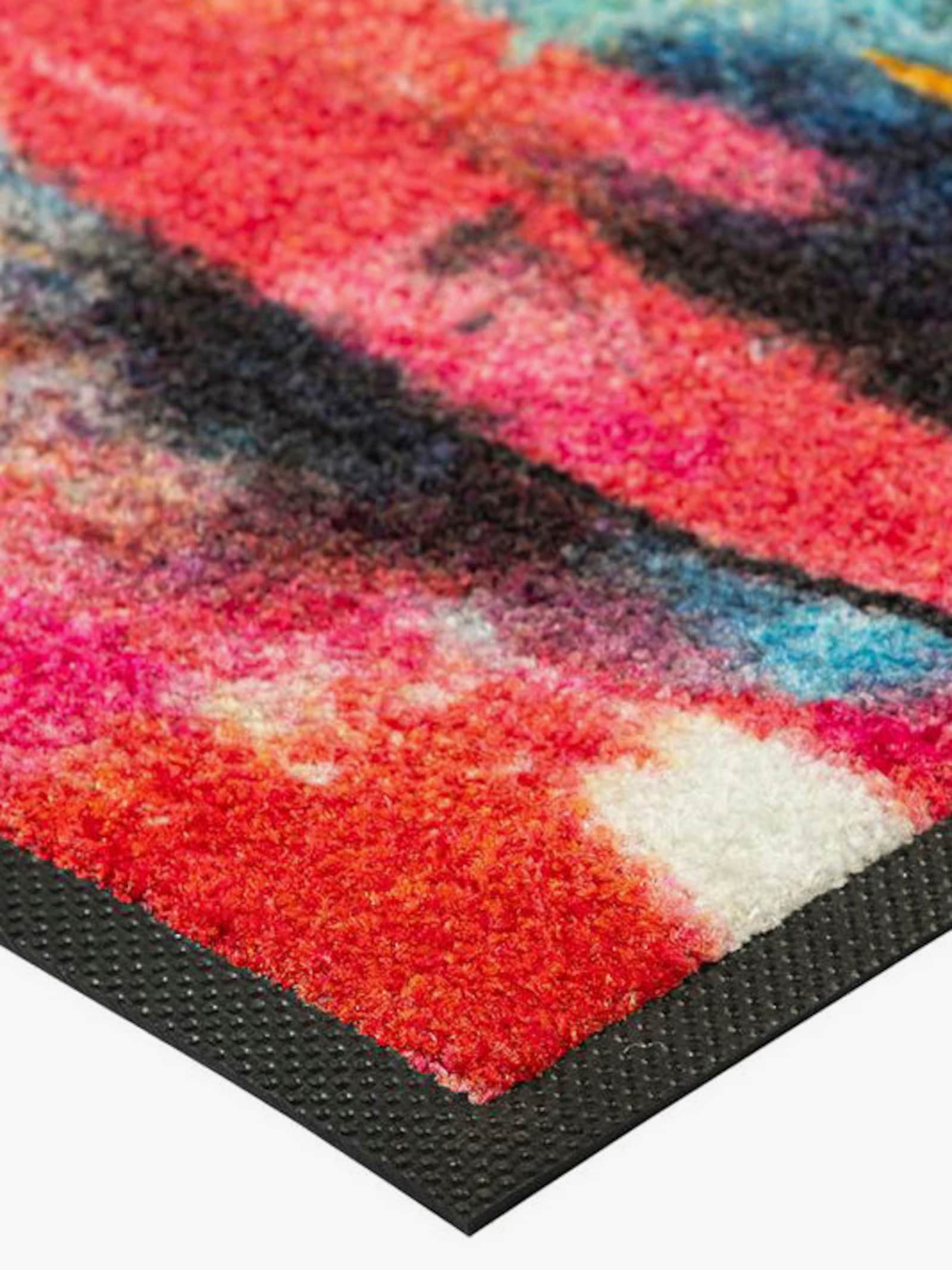 wash+dry by Kleen-Tex Fußmatte - rot-bunt