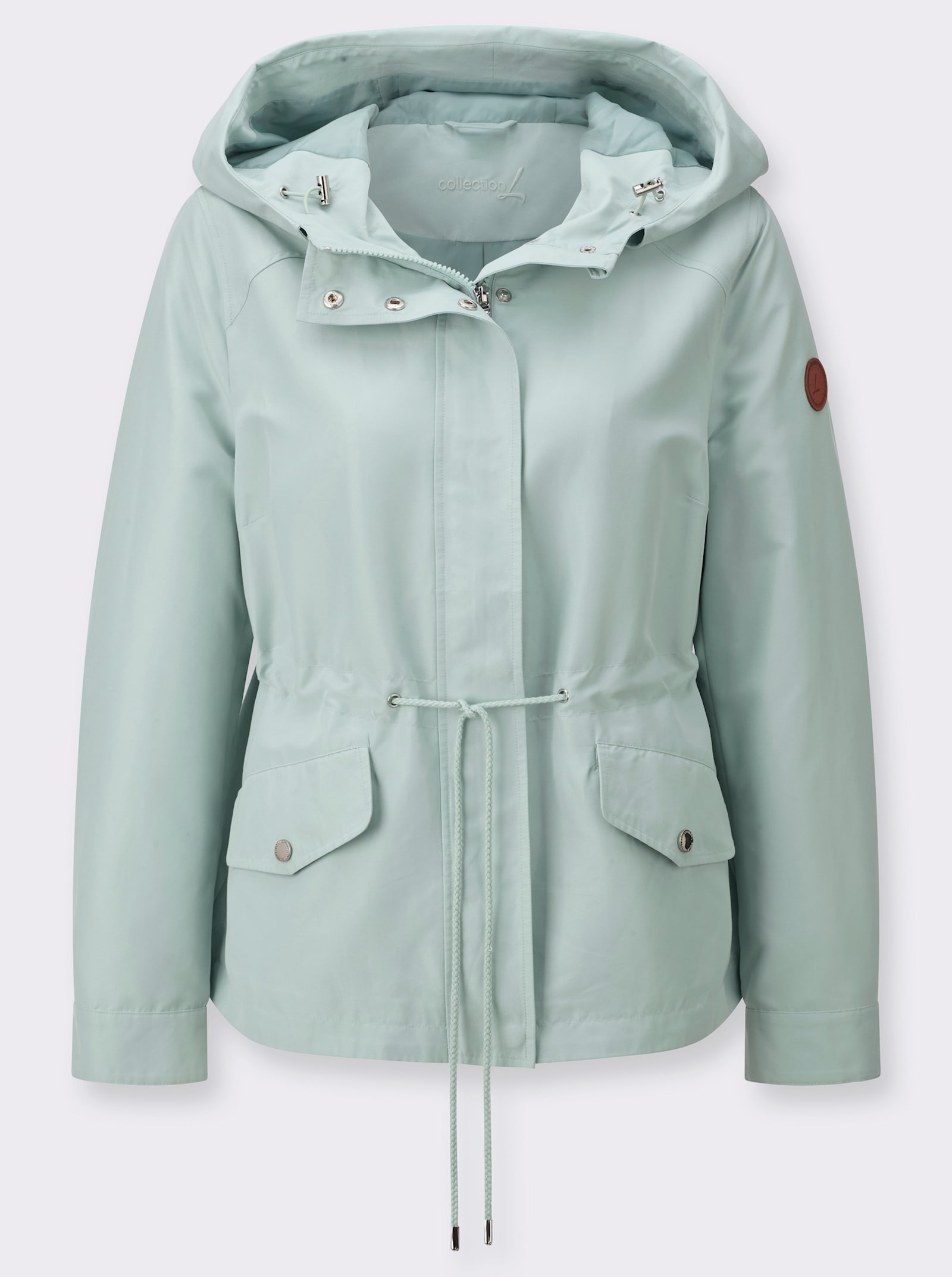 Jacke mit Gehschlitz hinten - kalkmint