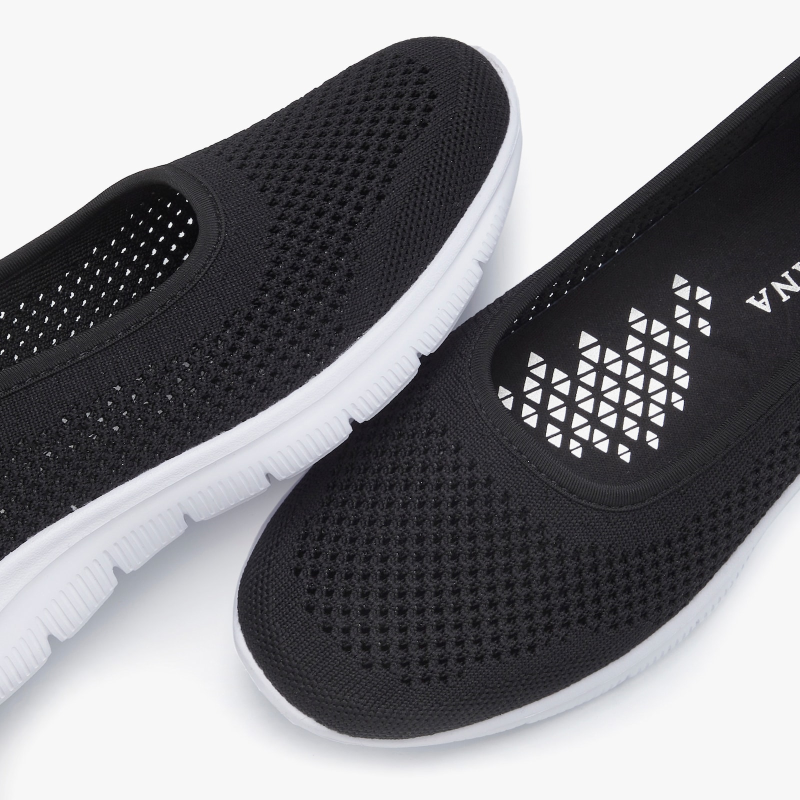 LASCANA Sneaker Ballerinas - schwarz