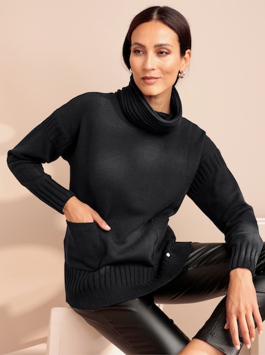 heine Rollkragenpullover - schwarz