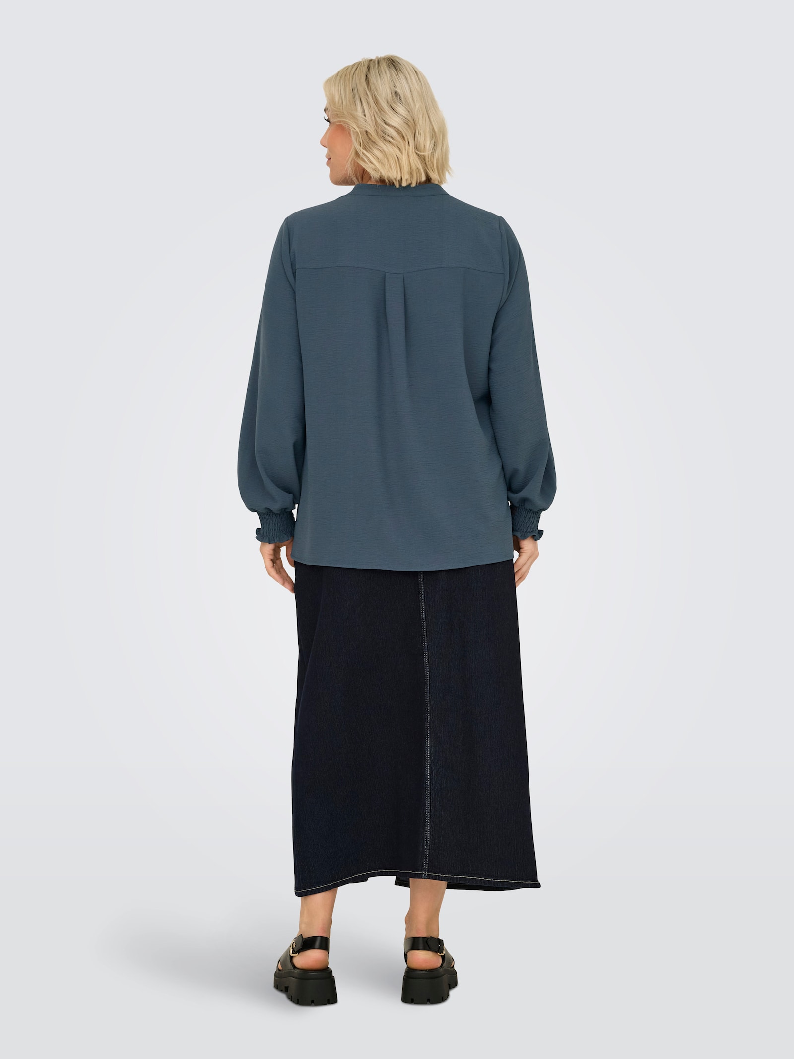 ONLY CARMAKOMA Shirtbluse - ombre blue