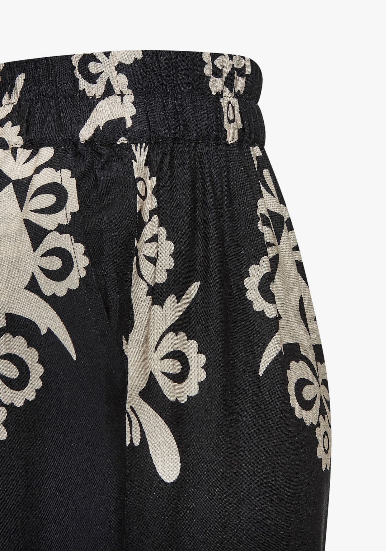 LASCANA Pantalon - noir-sable imprimé