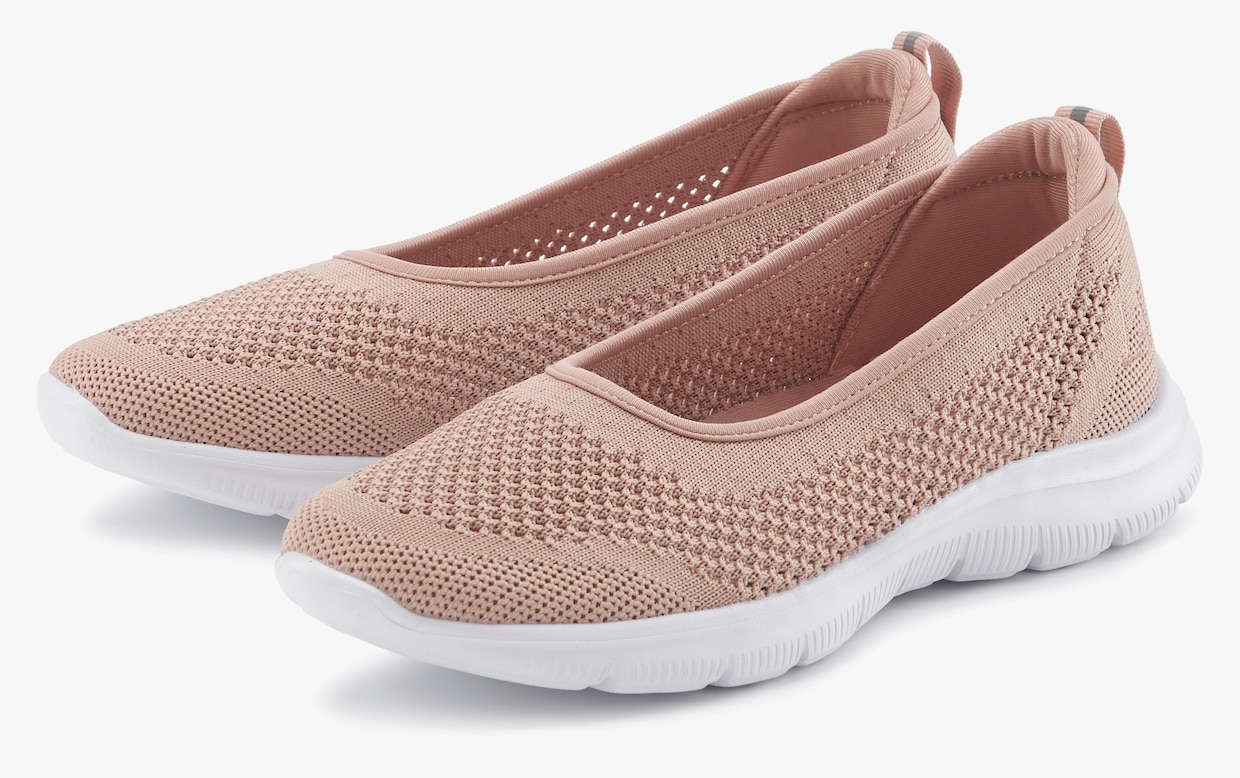 LASCANA Sneakers ballerines - rose