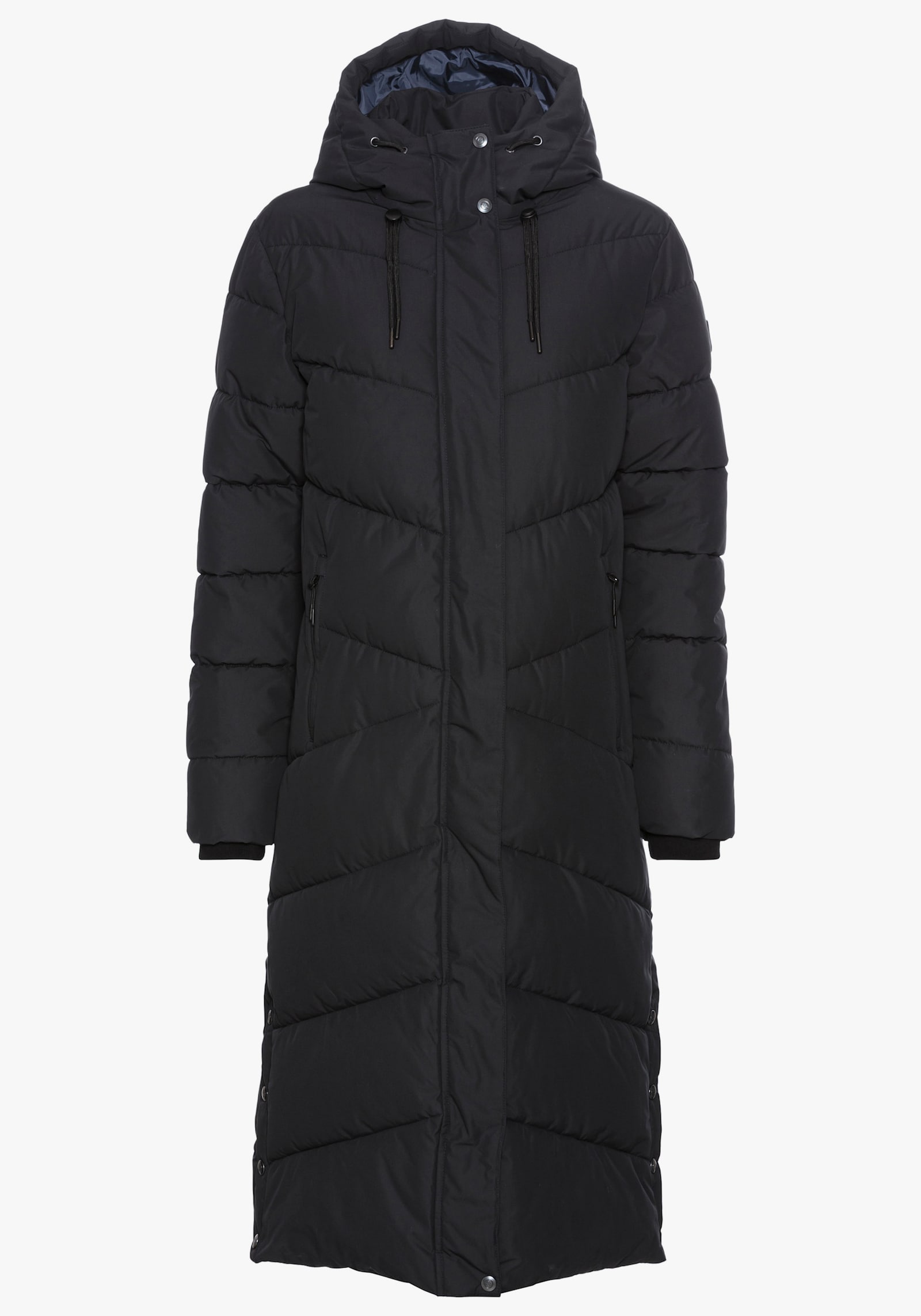 Polarino Steppmantel - schwarz