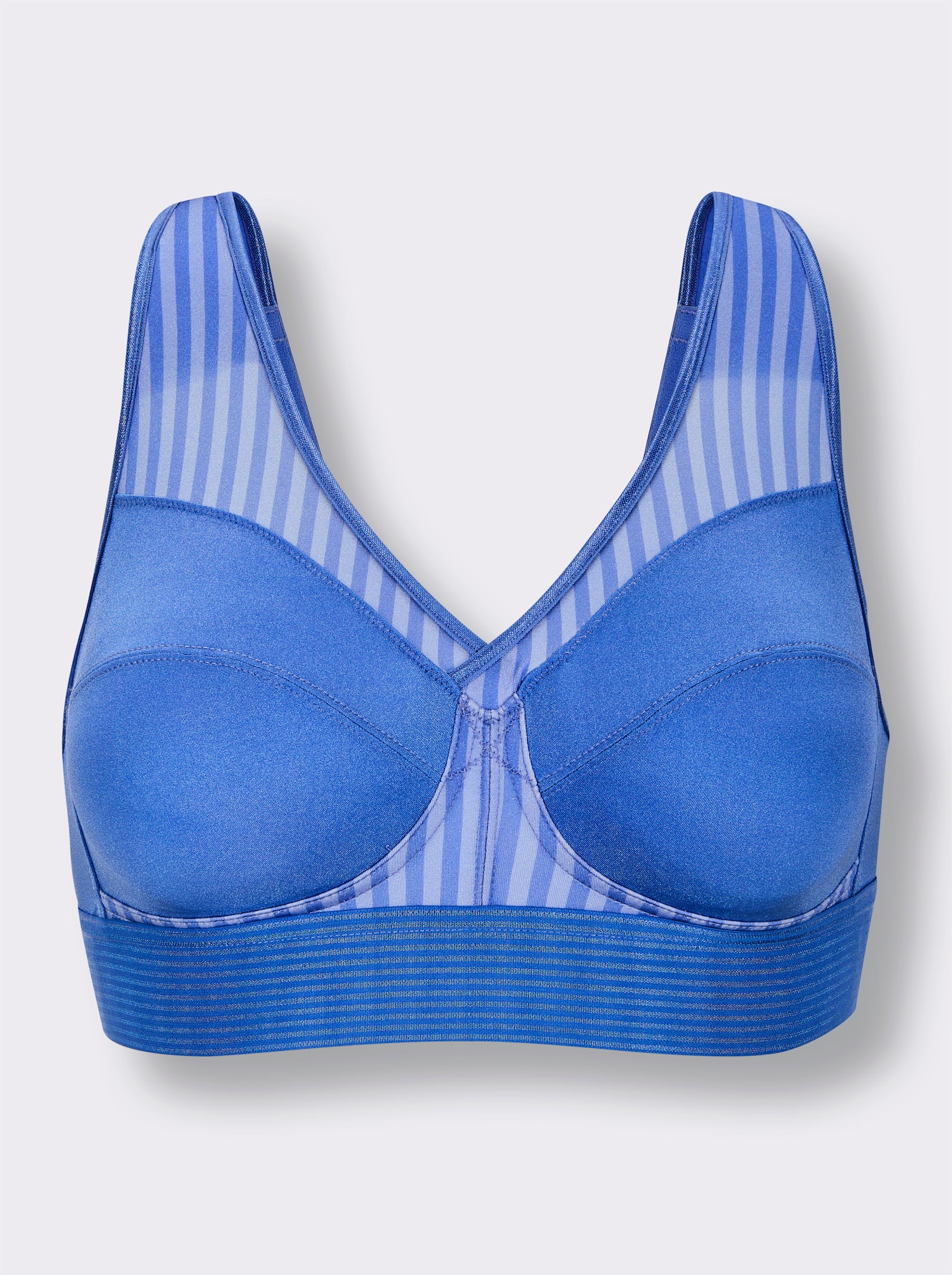 wäschepur Soutien-gorge de sport sans armatures - bleu moyen-bleu