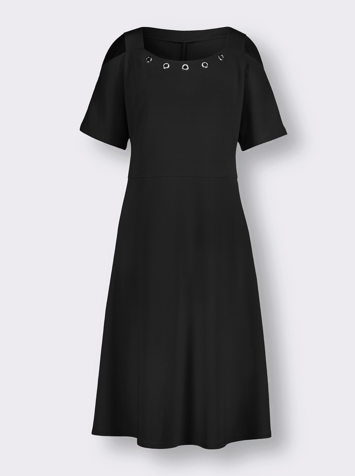 Jersey-Kleid - schwarz