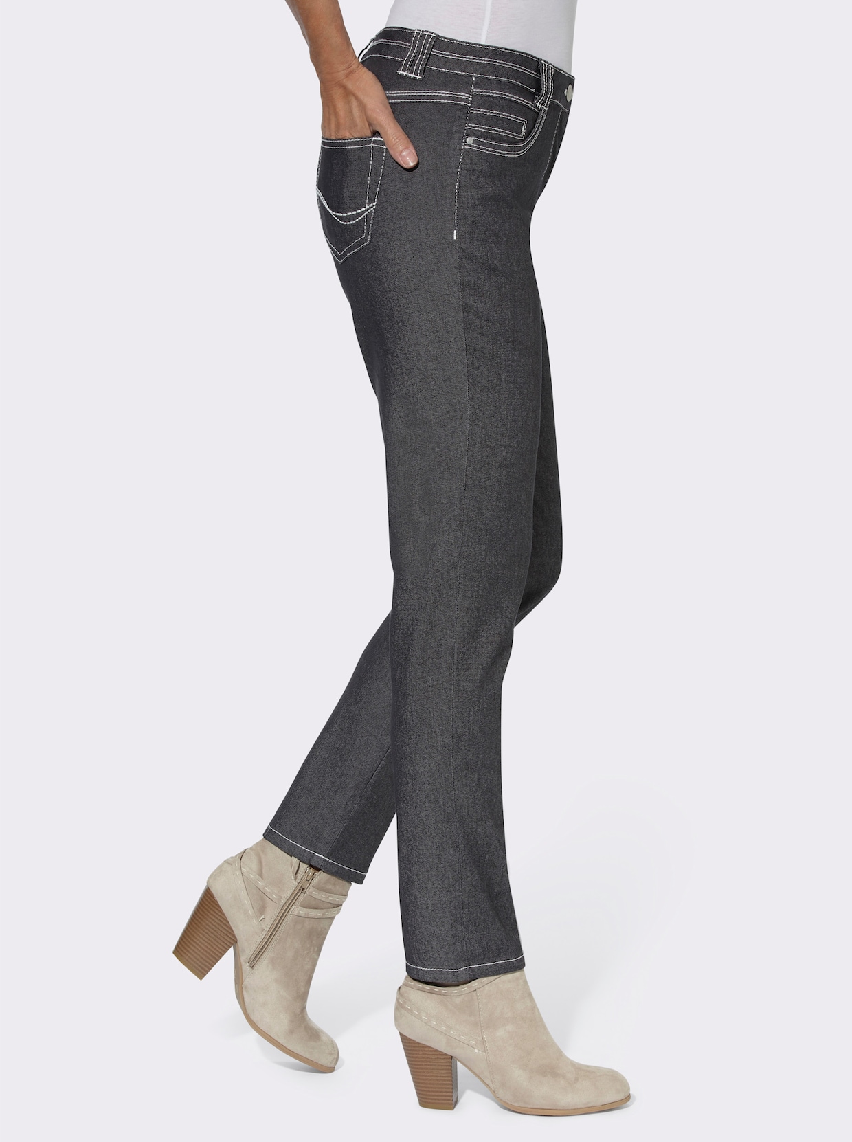 5-Pocket-Jeans - schwarz