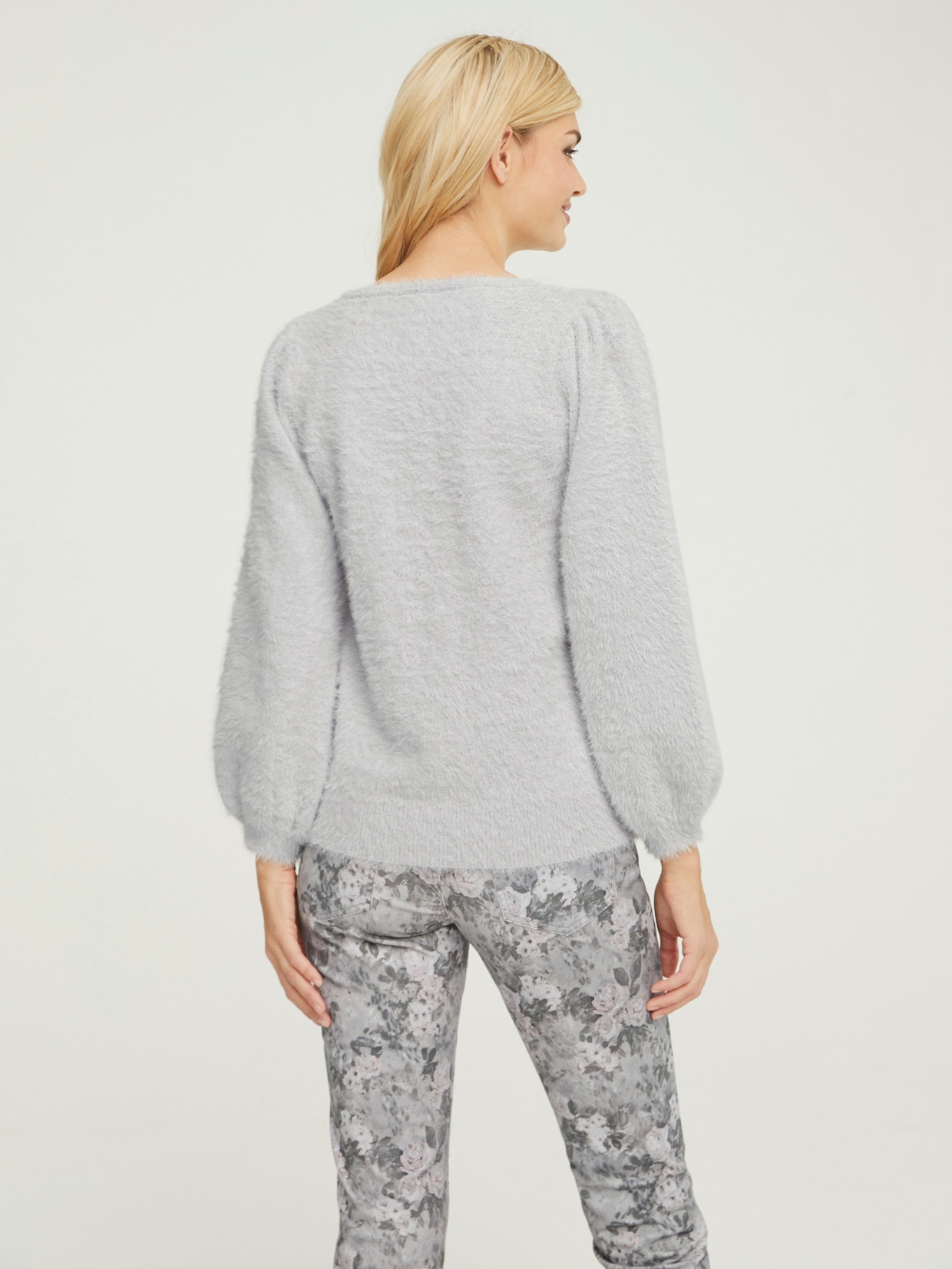 heine Gebreide pullover - lichtgrijs