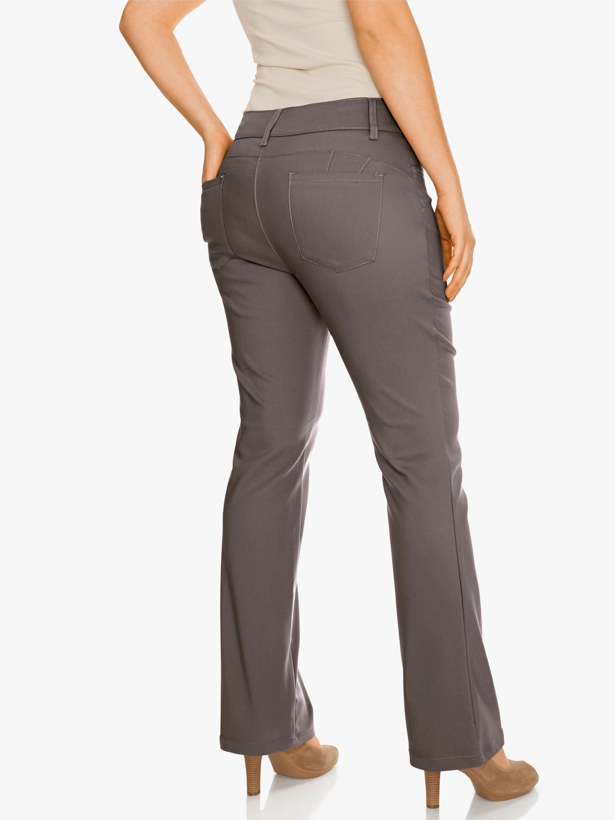 heine Bauchweg-Hose - taupe