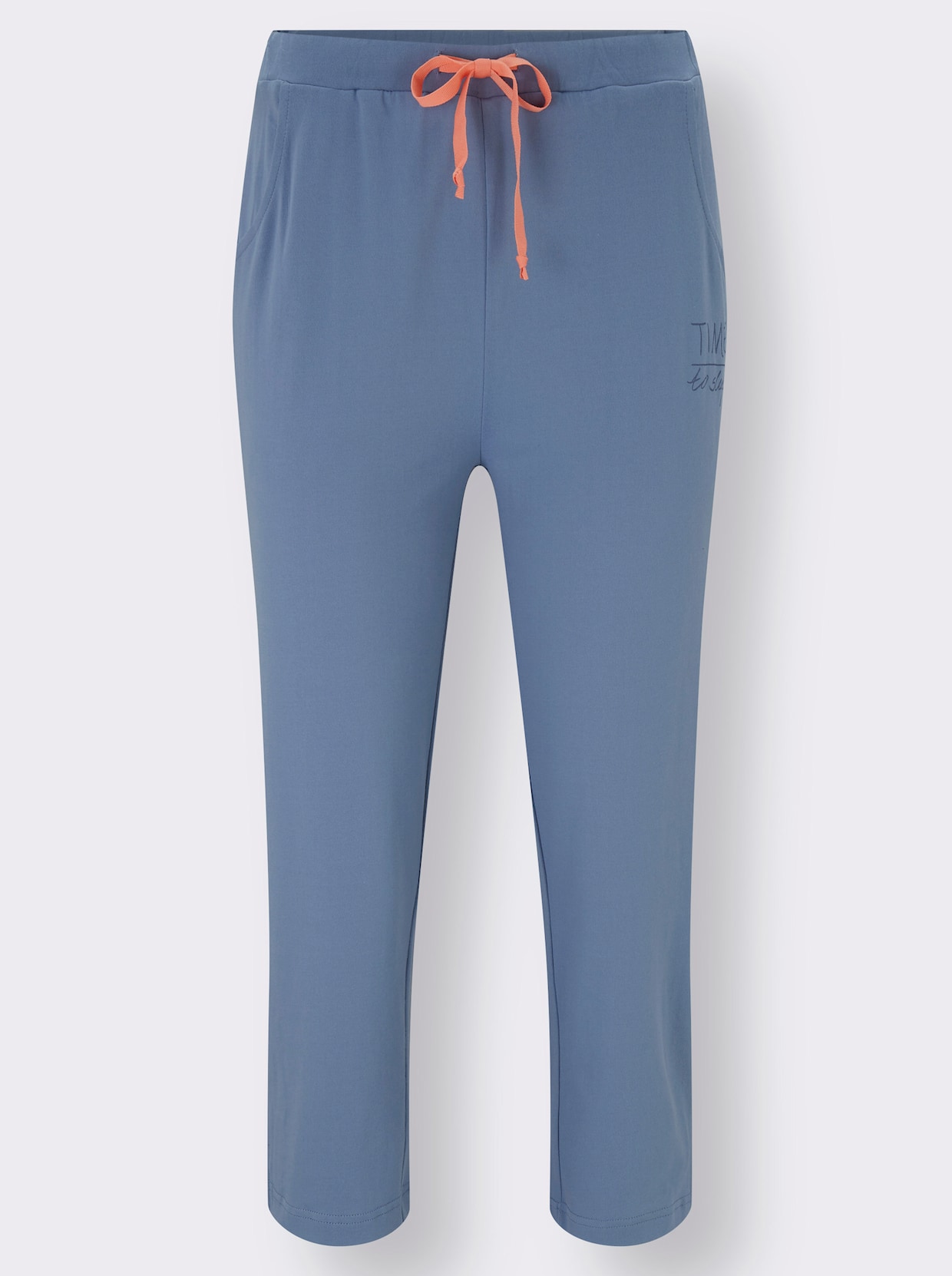 Hajo Pyjama - jeansblauw gestreept