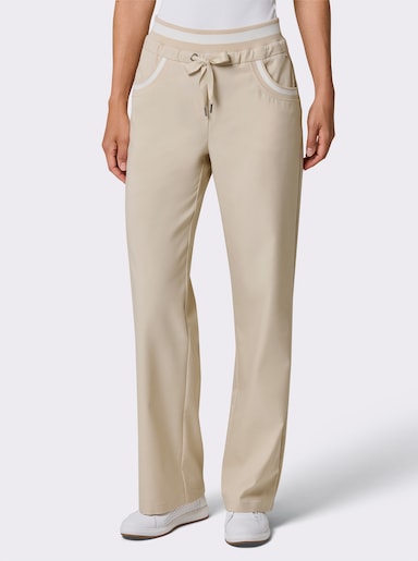 CREATION L PREMIUM Schlupfhose mit Komfort-Bund - sand