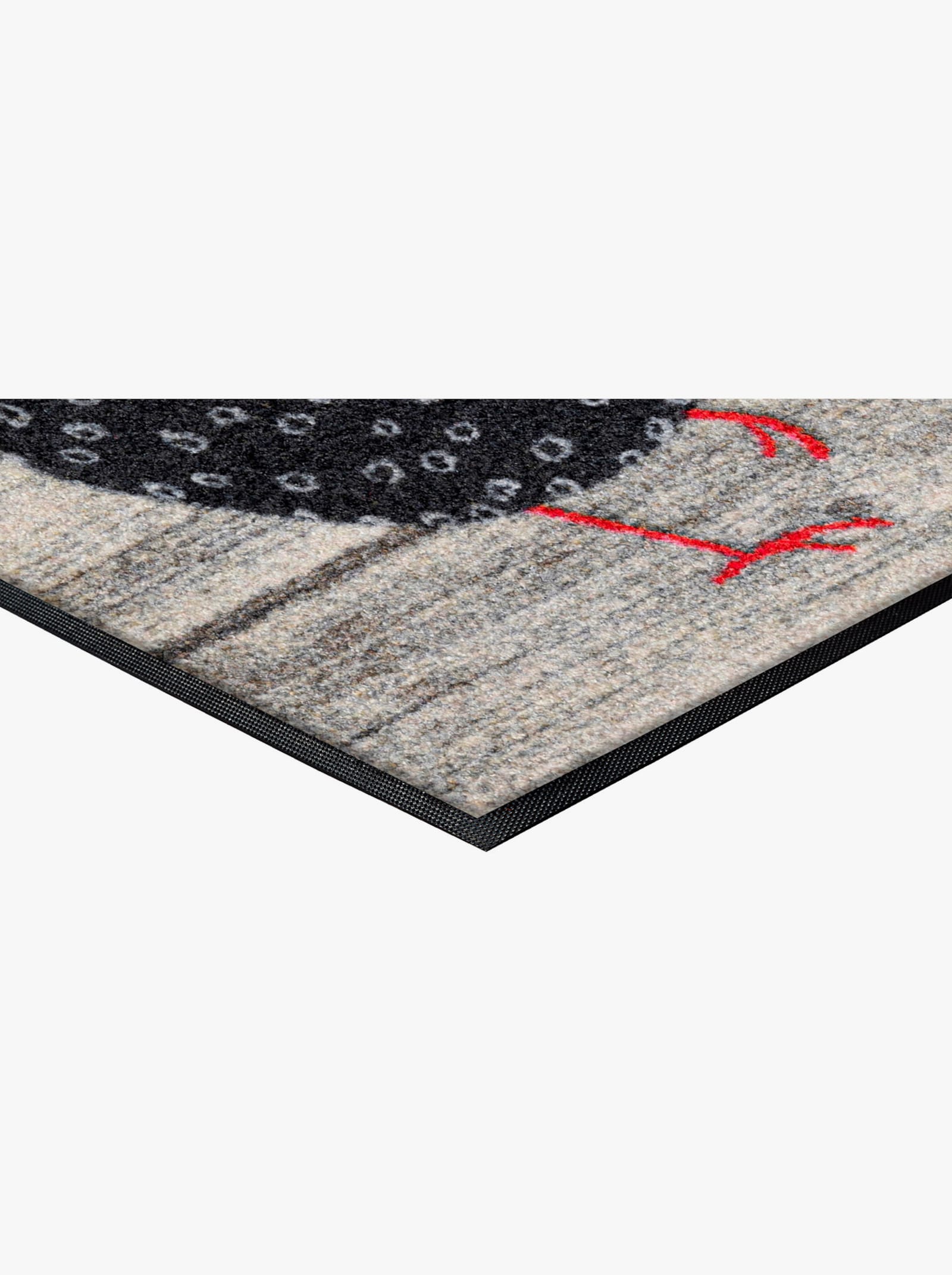wash+dry by Kleen-Tex Fußmatte - grau-rot