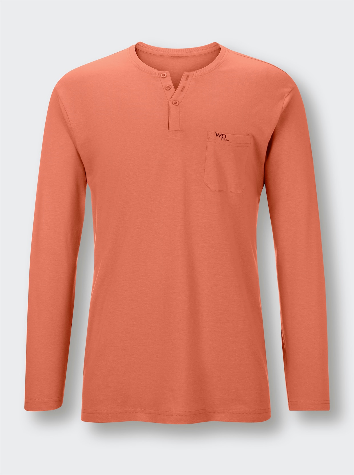 wäschepur men Schlafanzug-Shirt - papaya