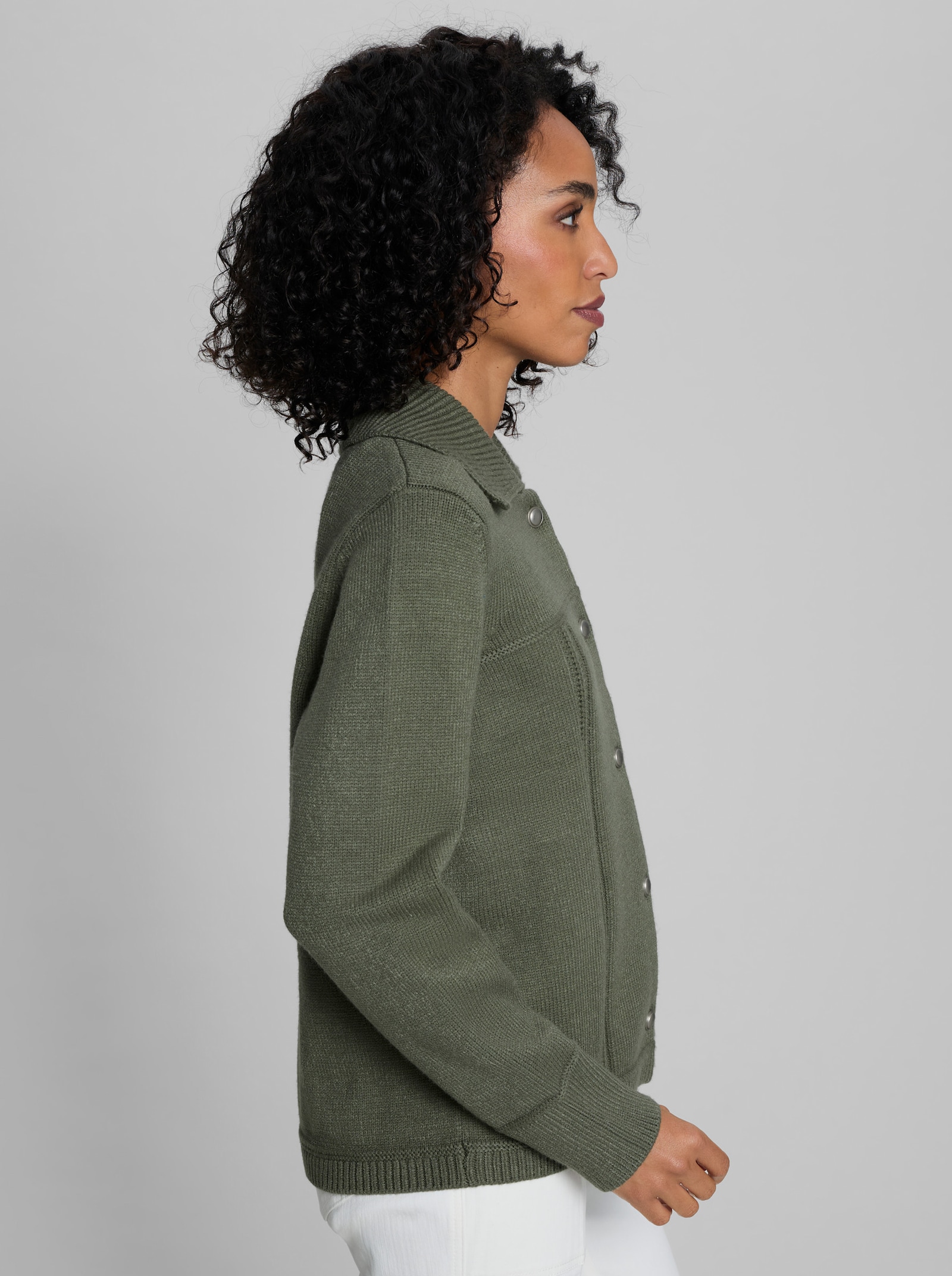 heine Strickjacke - khaki