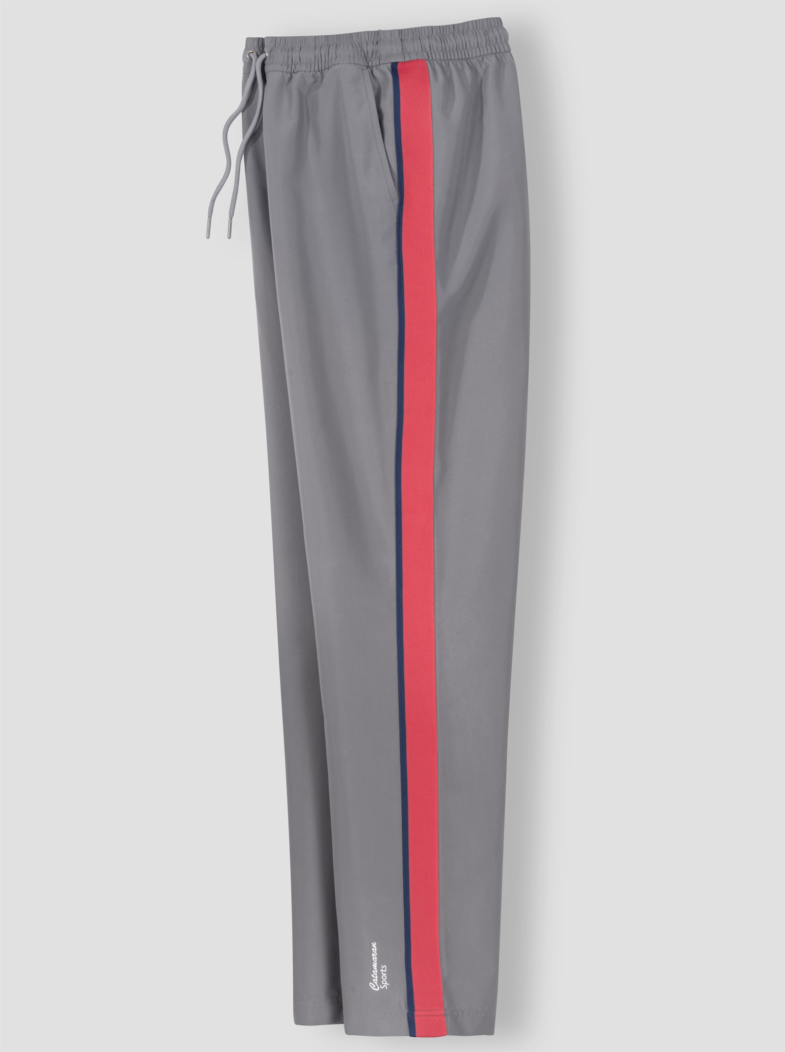 Catamaran Sports Funktionshose mit Kontraststreifen - grau-grapefruit