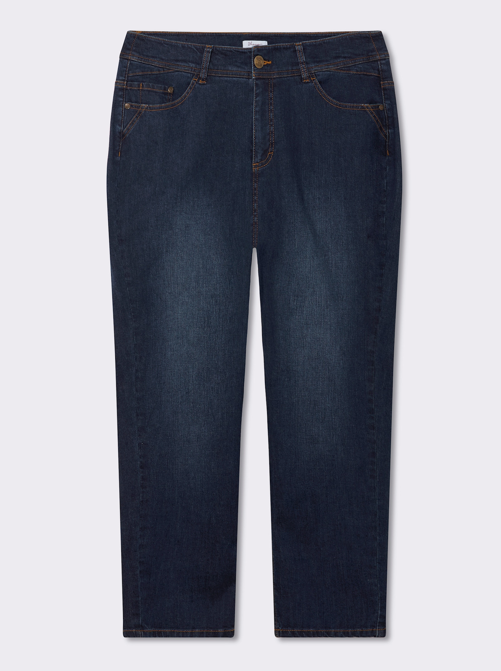 sheego Jeans in schmaler Form - dark blue used