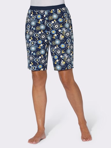 Pyjama-Broek - donkerblauw geprint