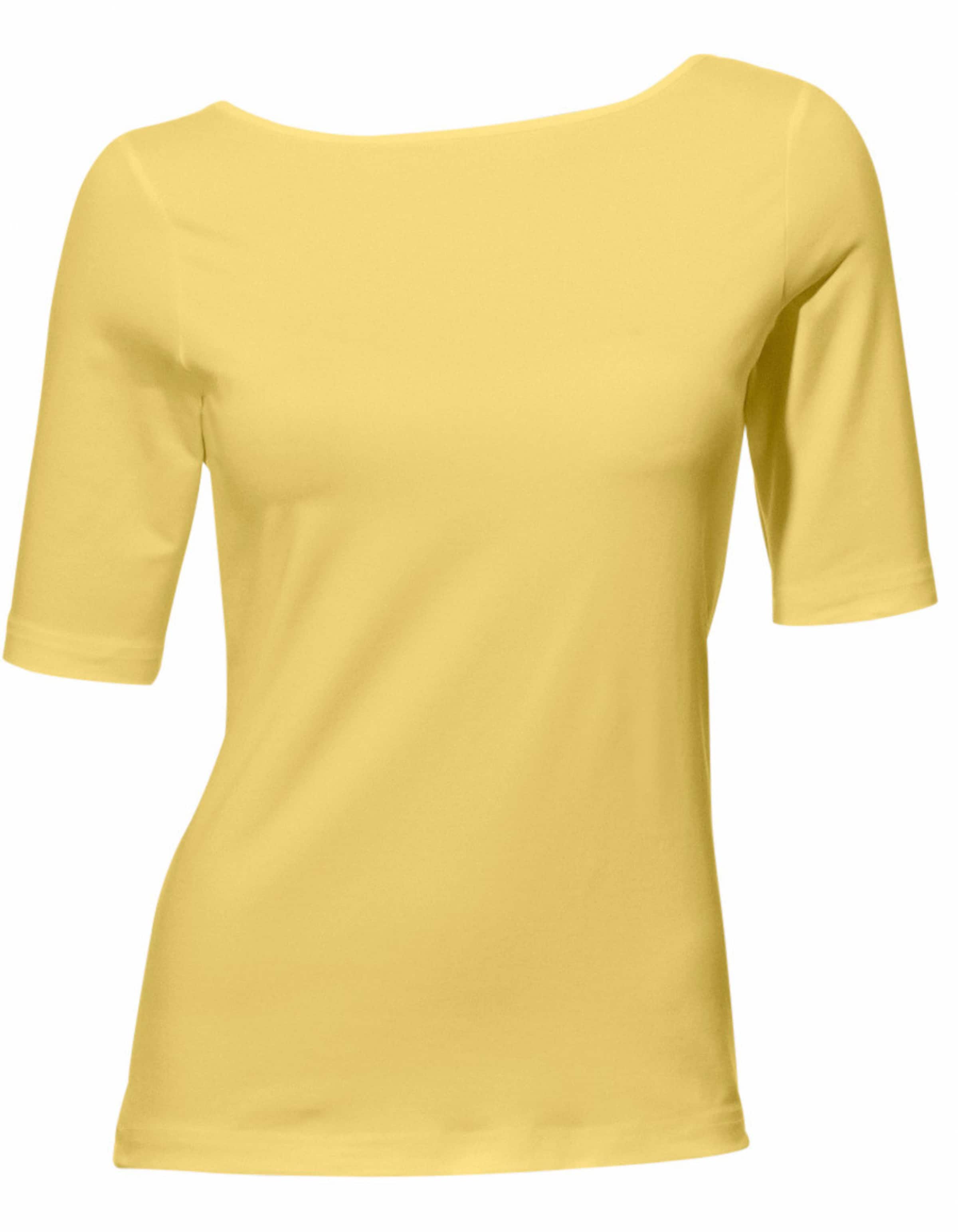 Witt Damen U-Boot-Shirt, gelb