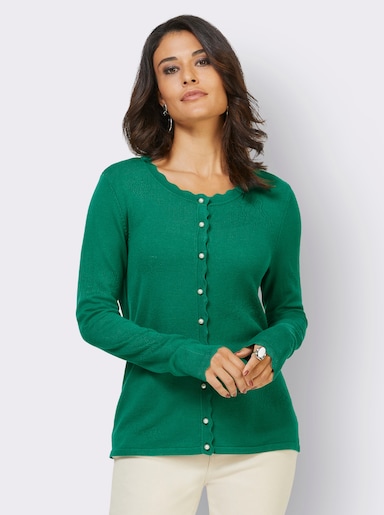 Veste en tricot - vert