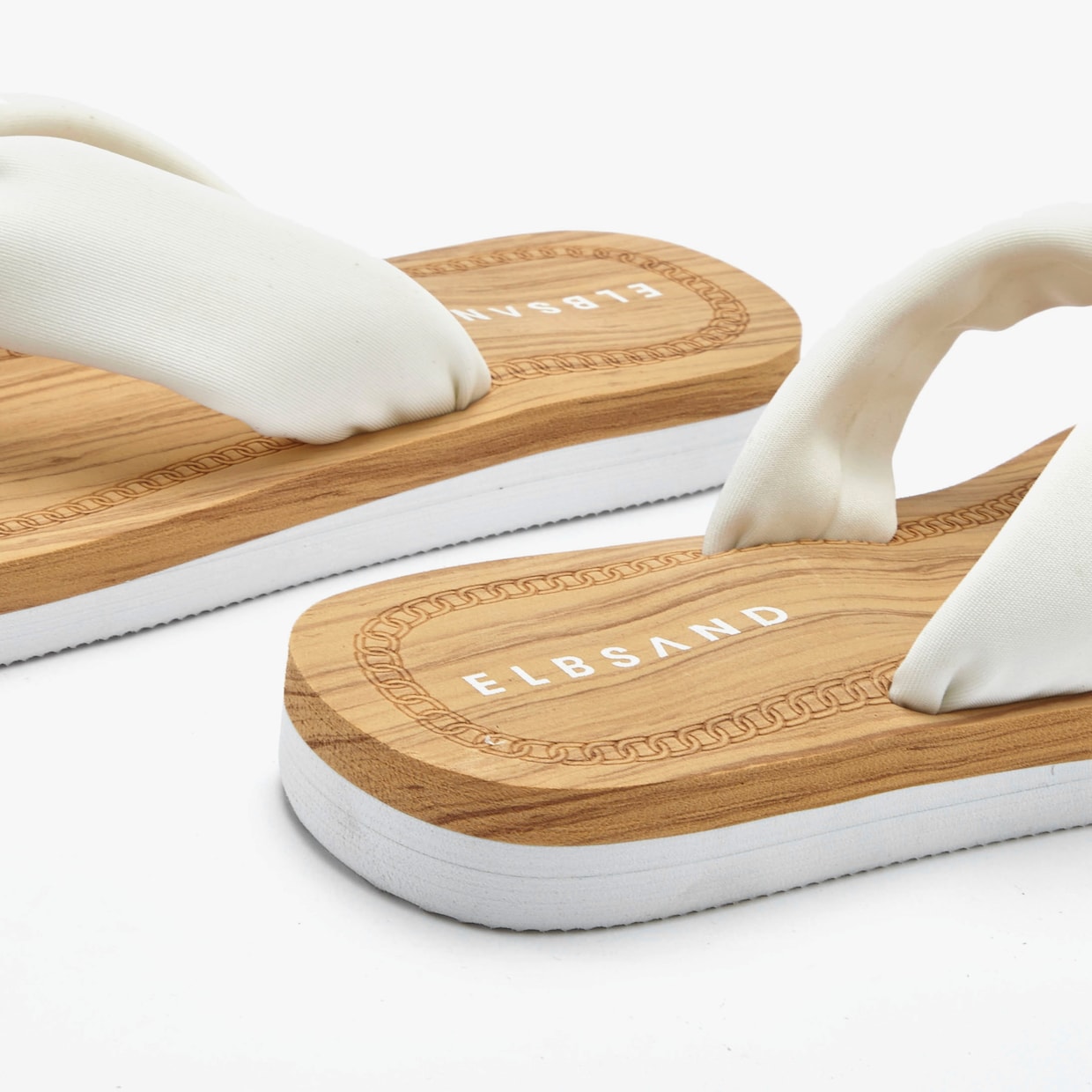 Elbsand Badslippers - wit