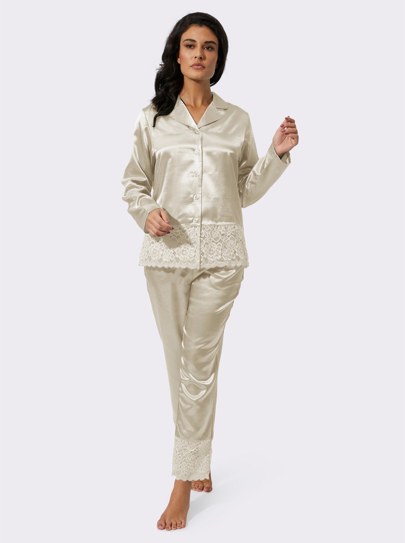 wäschepur Pyjama - champagner