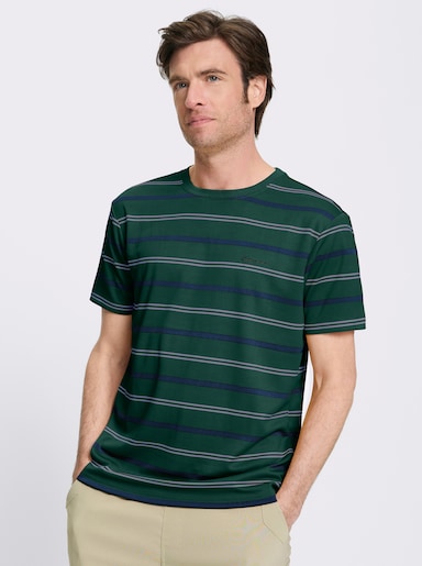 Catamaran Sports Funktionsshirt - moos-gestreift