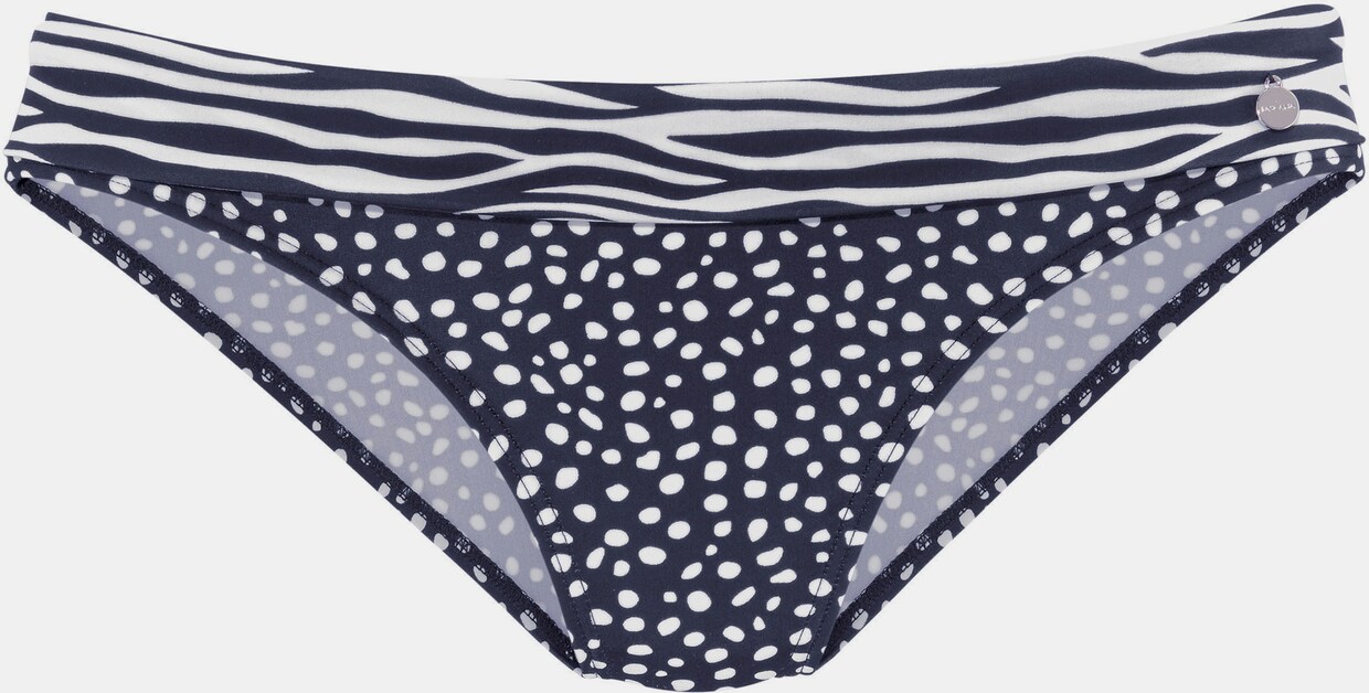 LASCANA Bikini-Hose - schwarz-weiß