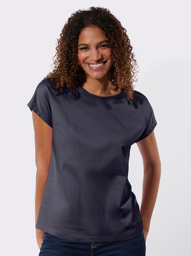 Shirt - marine + ecru