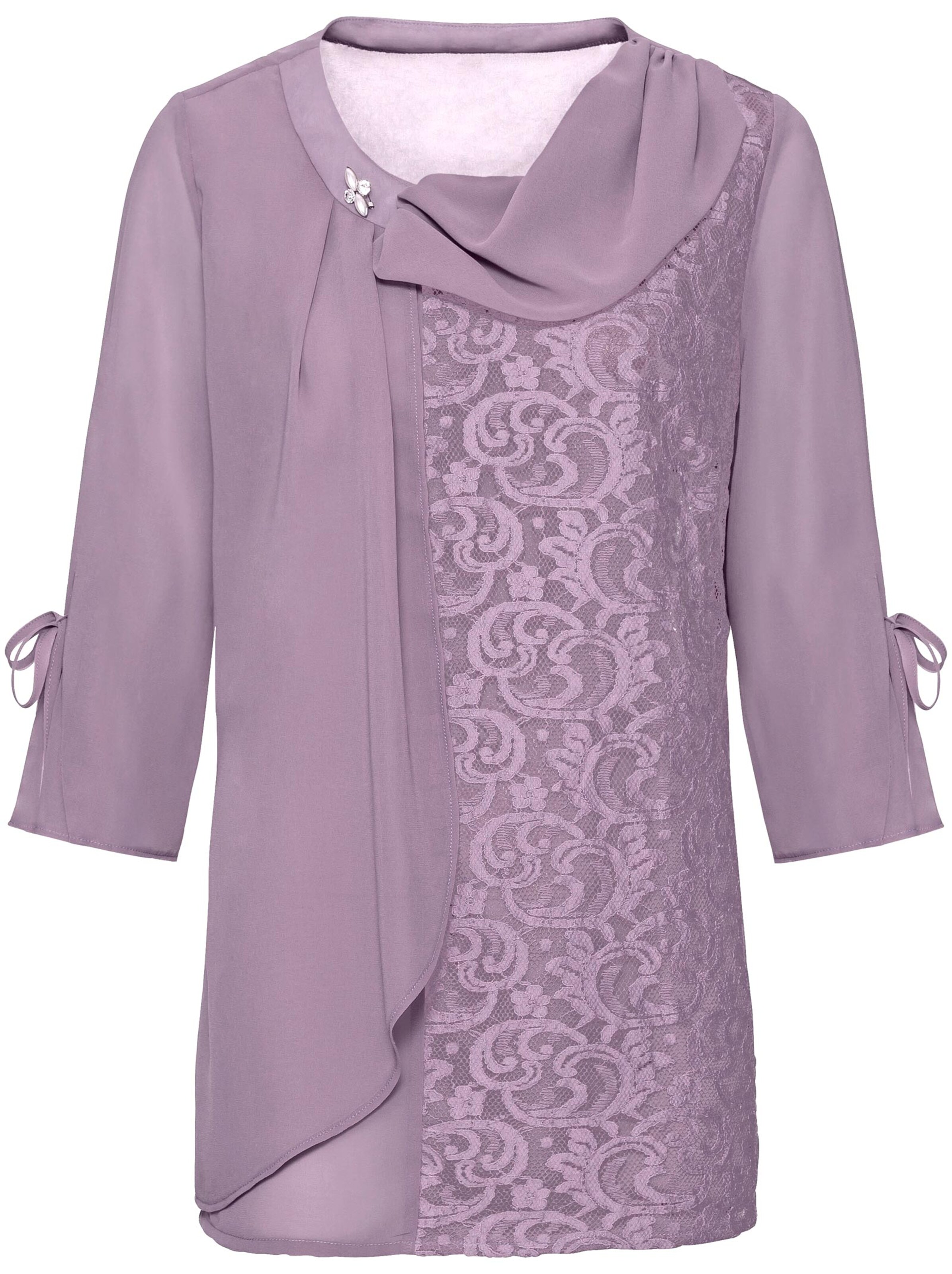 Spitzentunika - mauve
